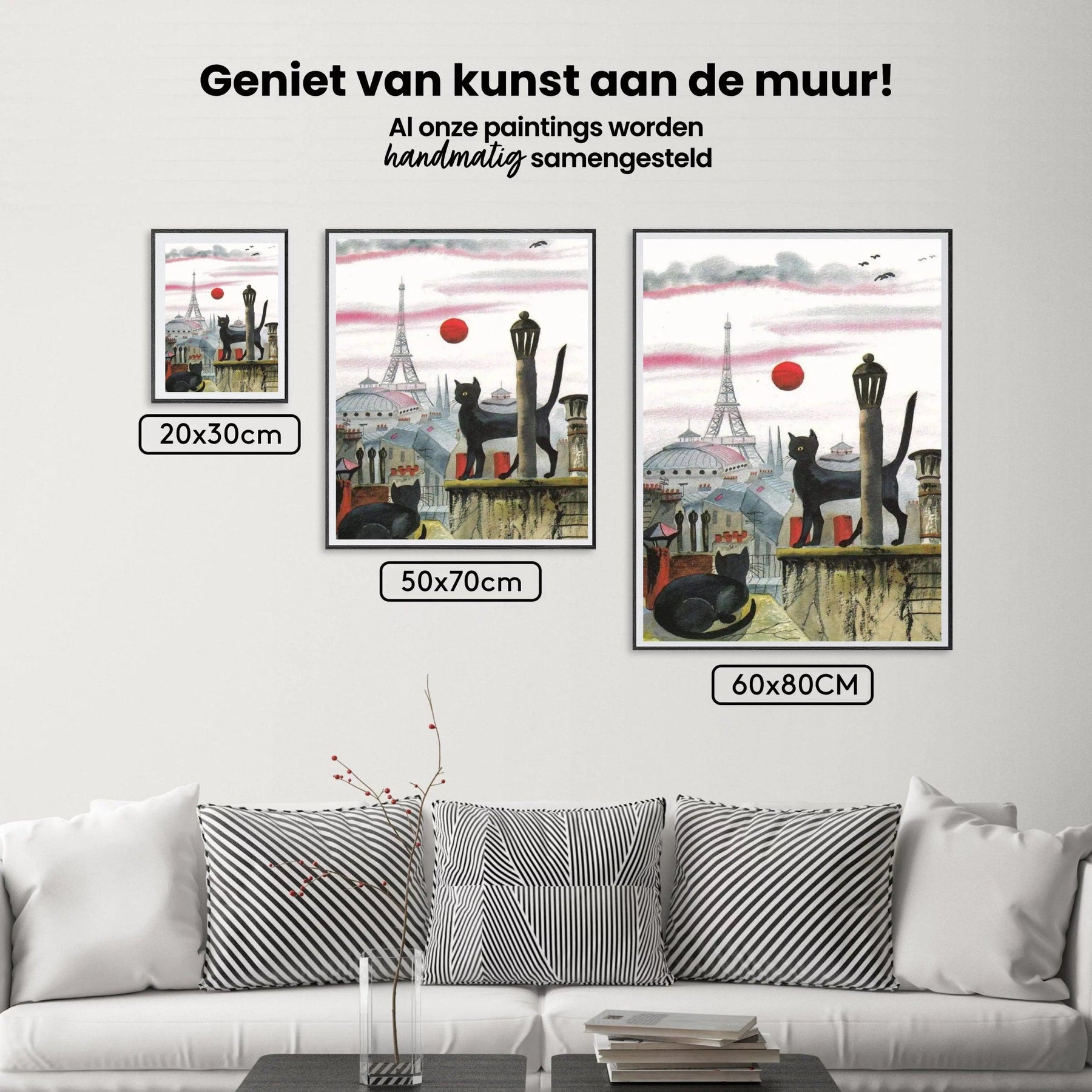 Diamond Painting - Kat in Parijs - SEOS®