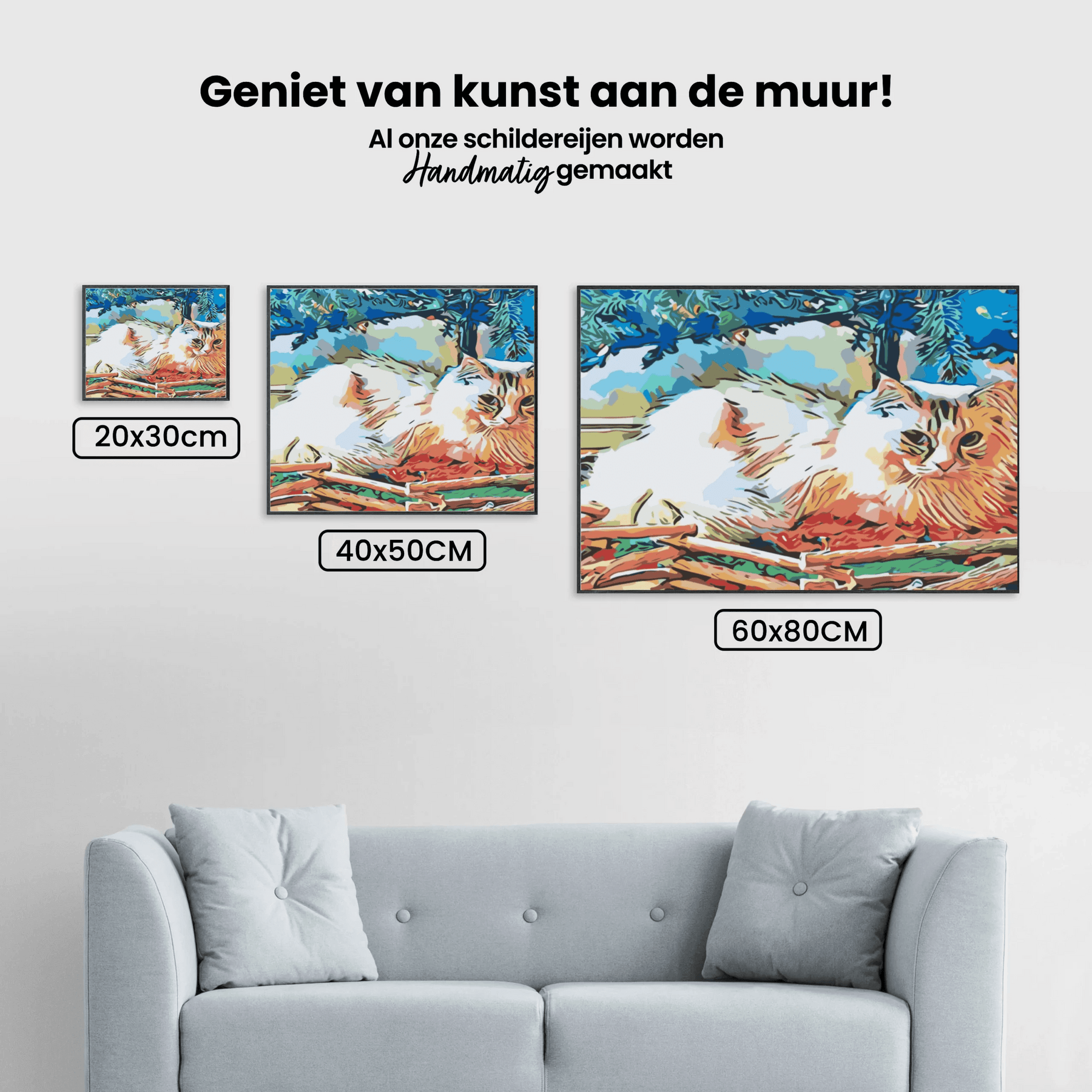Diamond Painting - Kat onder de boom - SEOS®