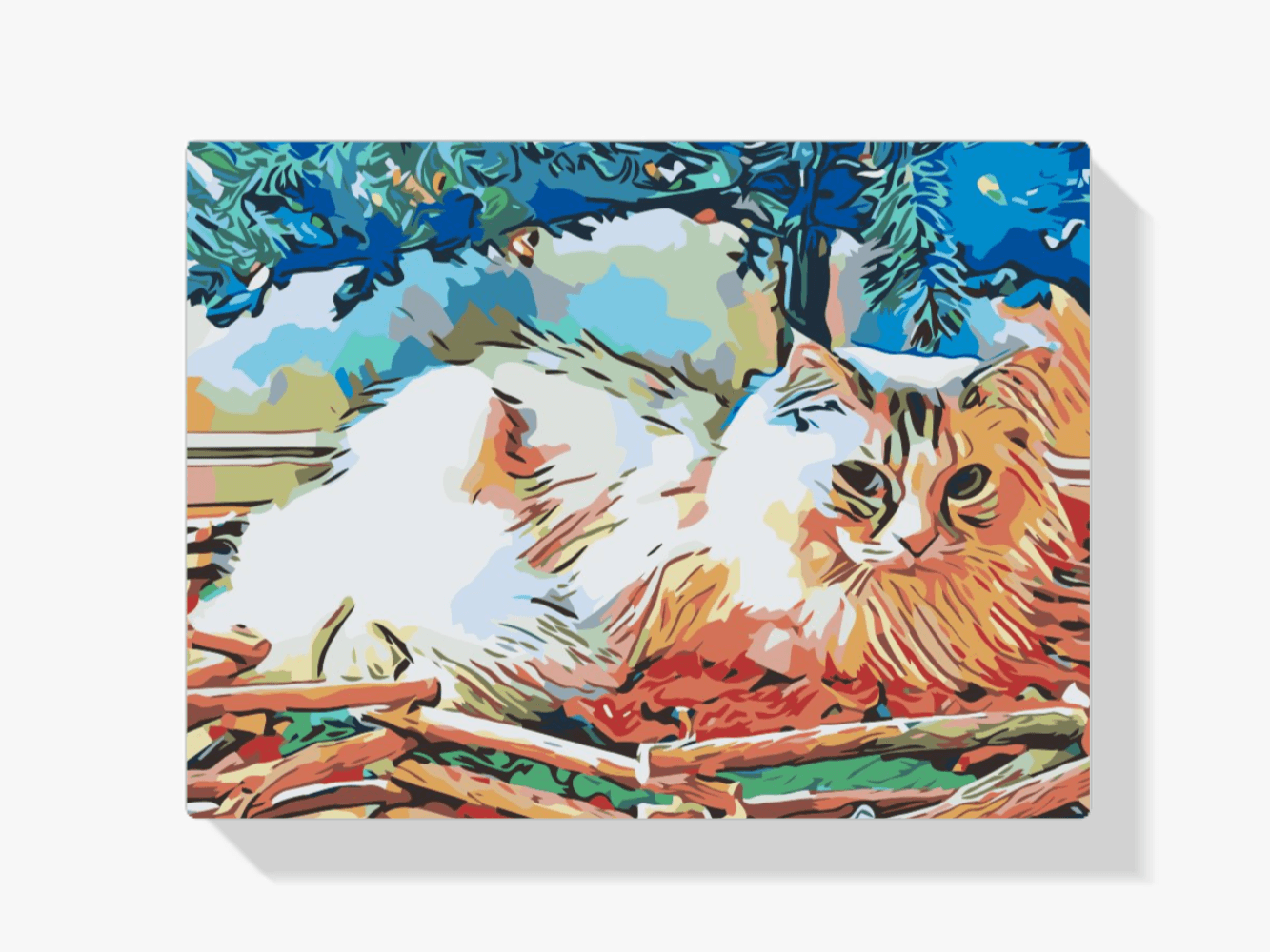 Diamond Painting - Kat onder de boom - SEOS®