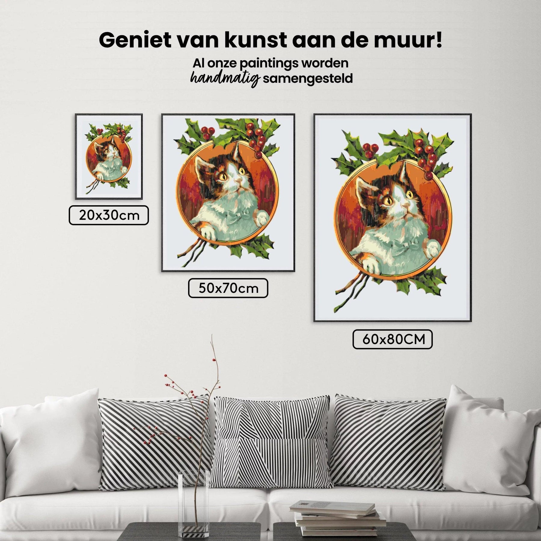 Diamond Painting - Kat onder de wijnstok - SEOS®