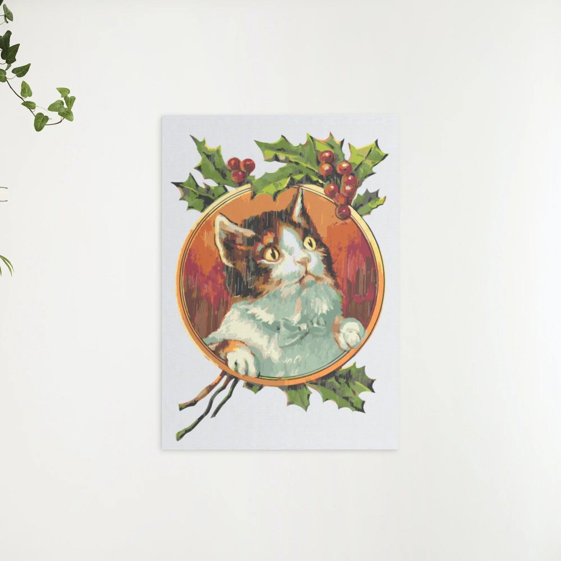 Diamond Painting - Kat onder de wijnstok - SEOS®