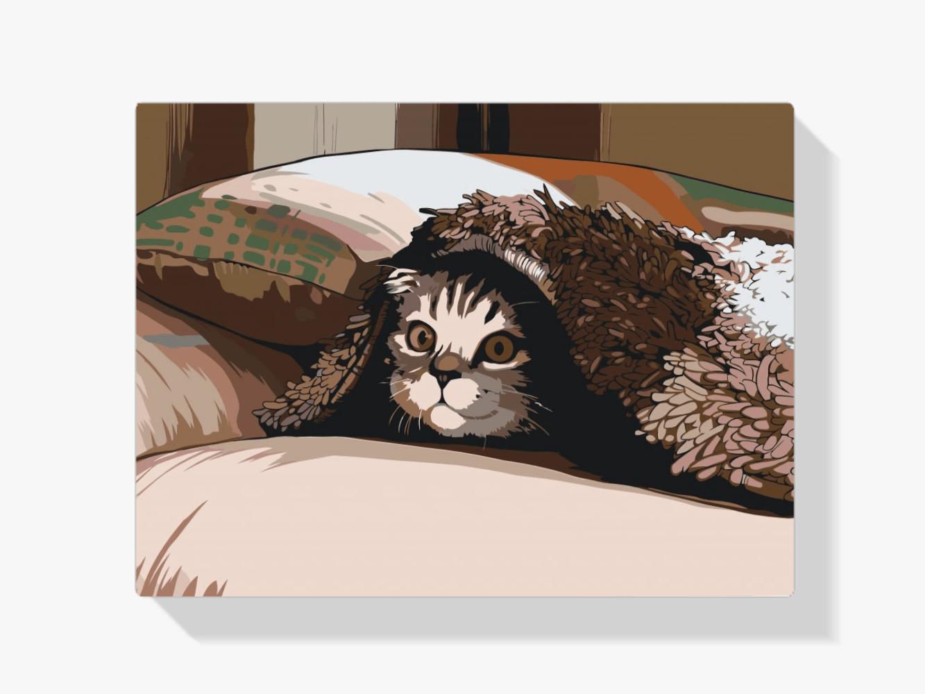 Diamond Painting - Kat onder het kussen - SEOS®
