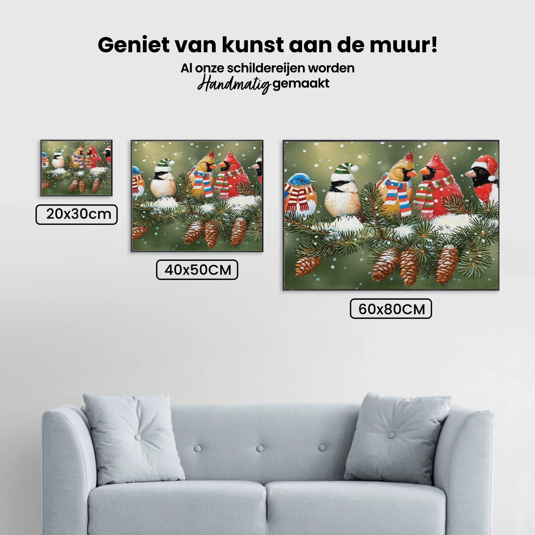 Diamond Painting - Kerstmis vogels - SEOS®