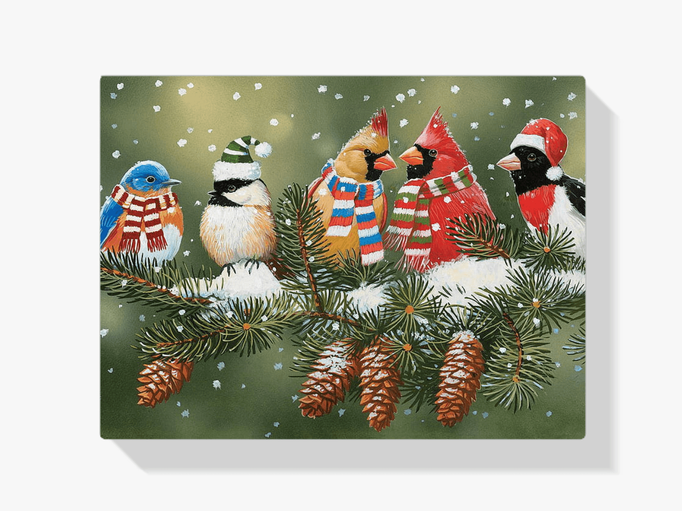Diamond Painting - Kerstmis vogels - SEOS®