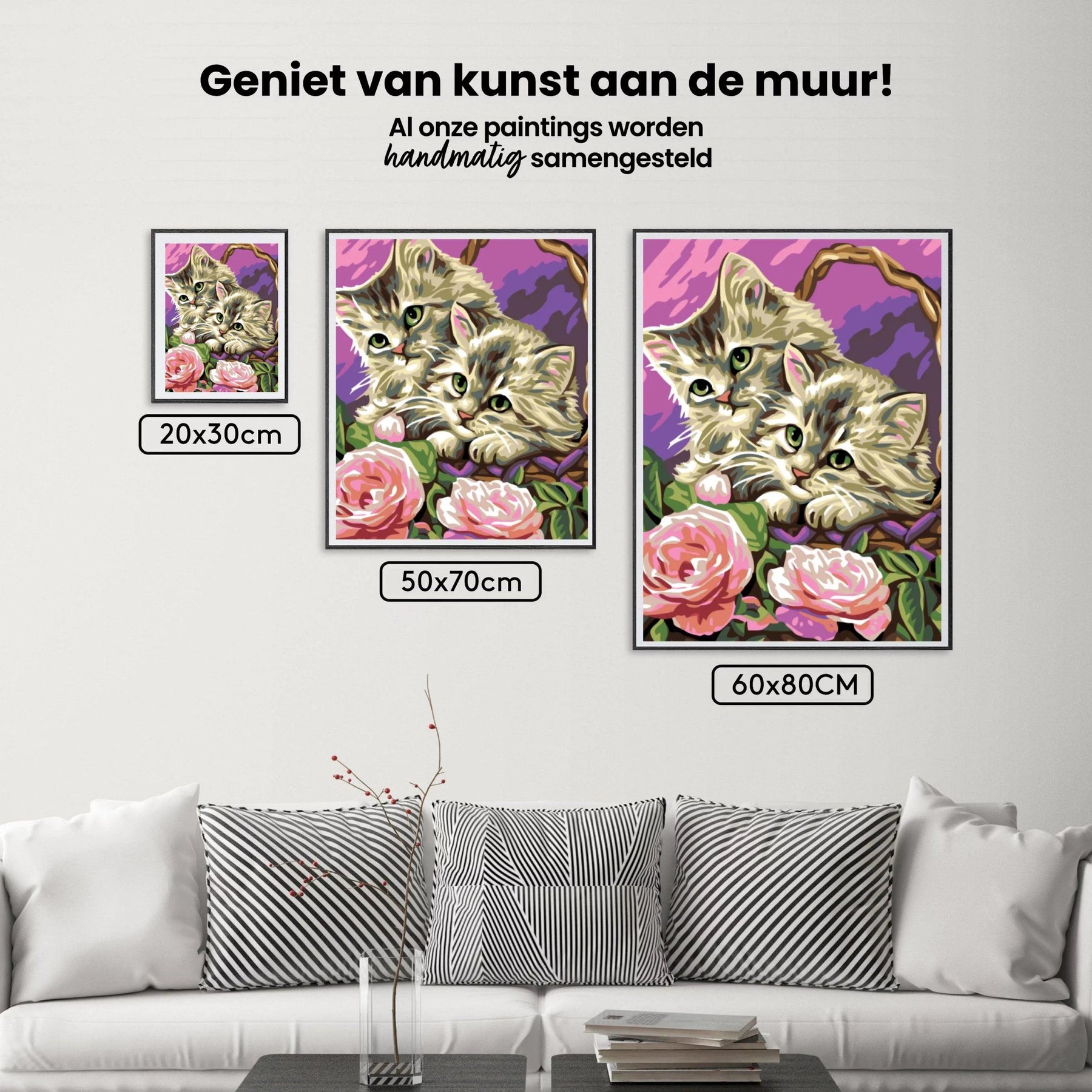 Diamond Painting - Kittens in de mand - SEOS®