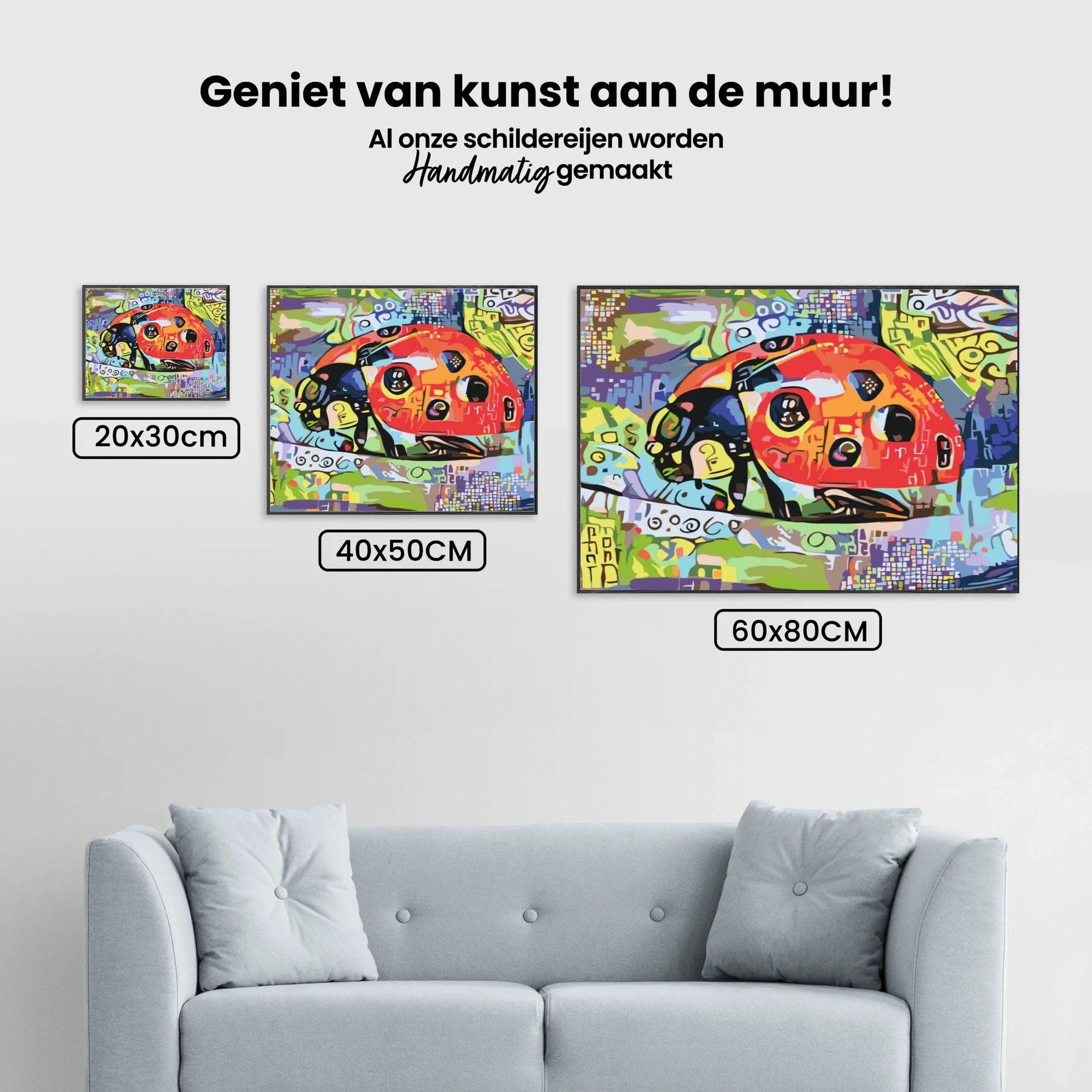 Diamond Painting - Kleurrijk lieveheersbeestje - SEOS®