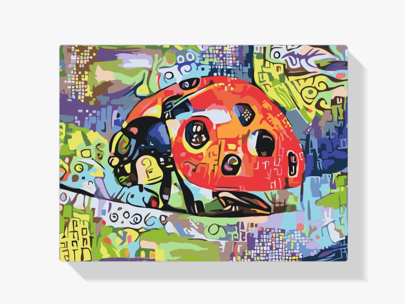 Diamond Painting - Kleurrijk lieveheersbeestje - SEOS®