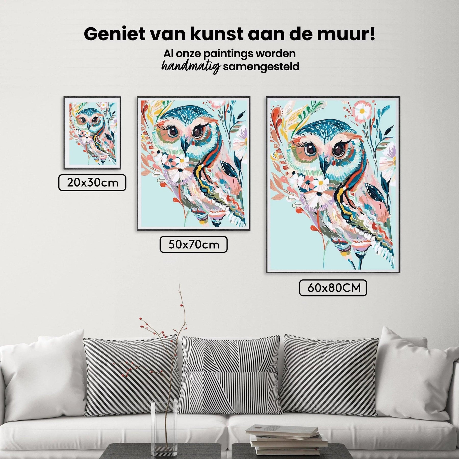 Diamond Painting - Kleurrijke Uil - SEOS®