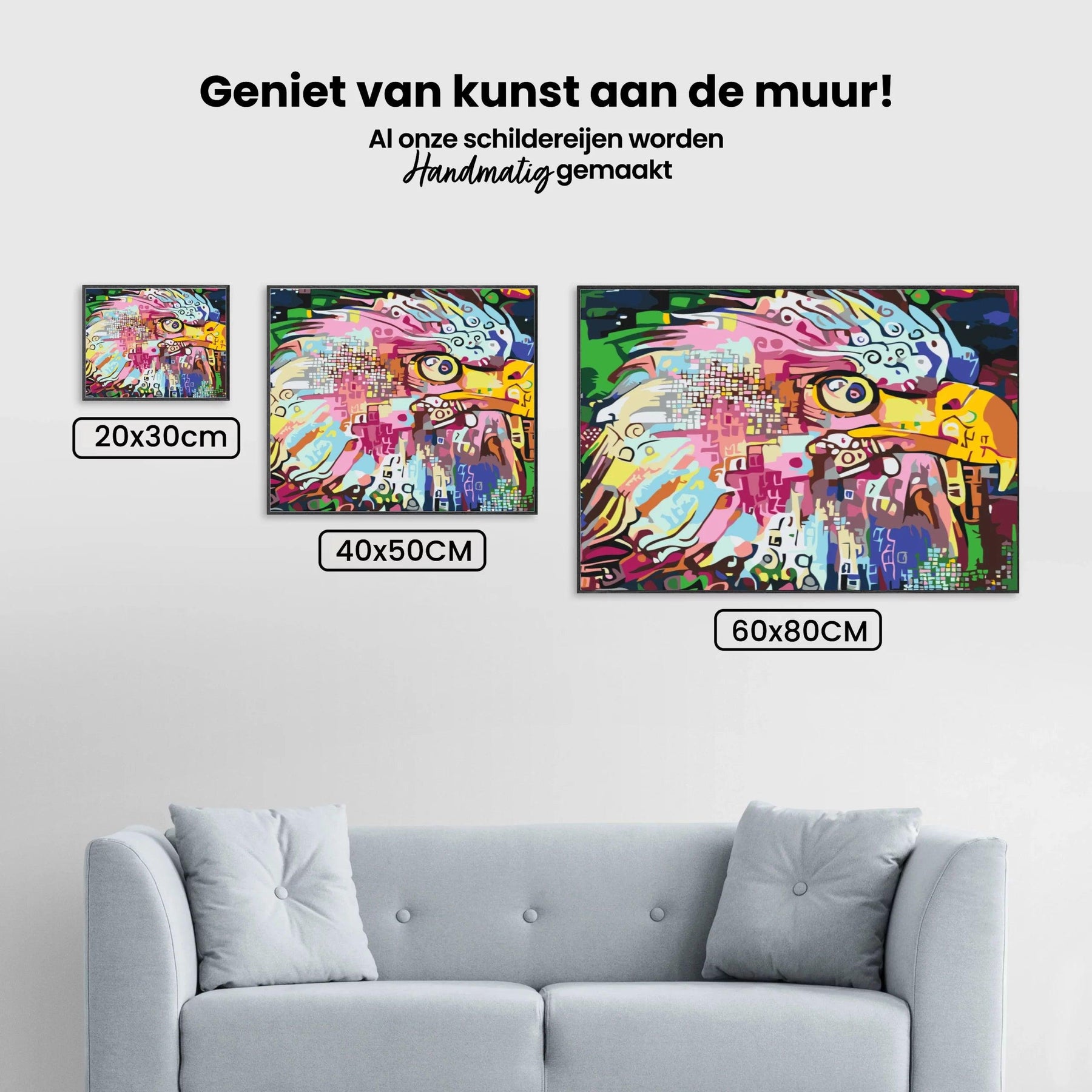 Diamond Painting - Kleurrijke adelaar - SEOS®
