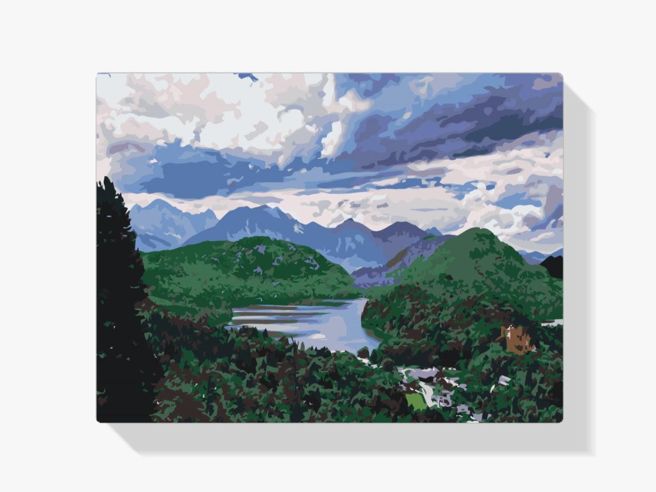 Diamond Painting - Meer in de Alpen - SEOS Shop ®