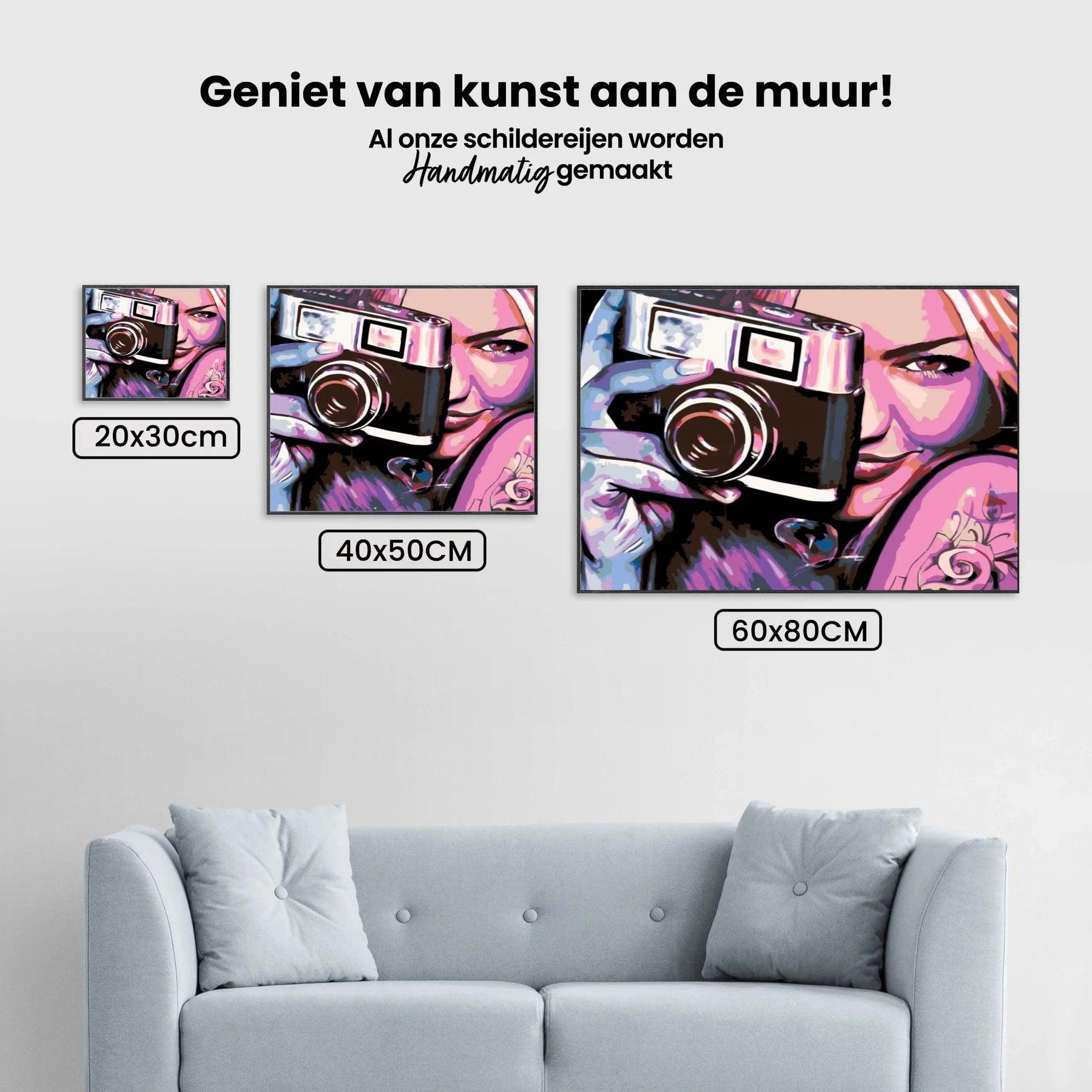 Diamond Painting - Meisje met een camera - SEOS Shop ®