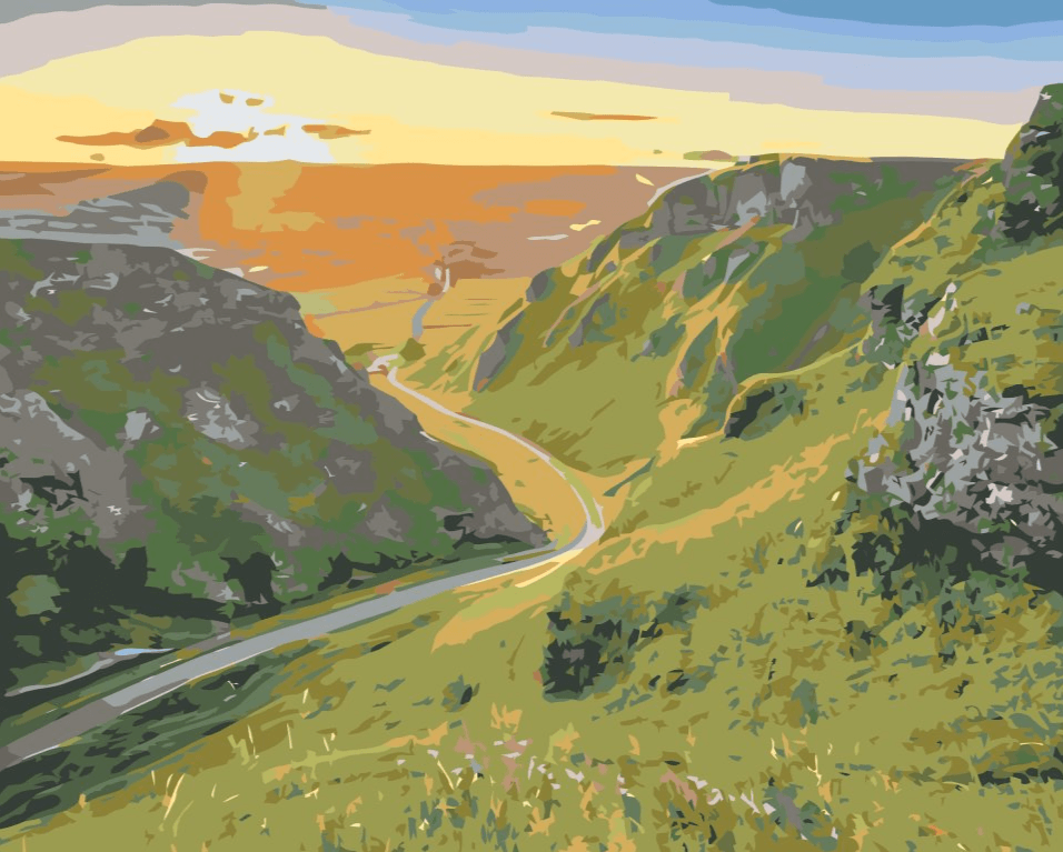 Diamond Painting - Nationaal Park, Verenigd Koninkrijk - SEOS Shop ®