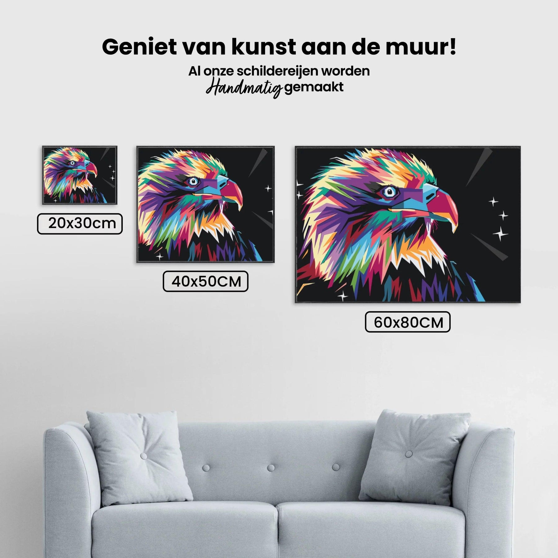 Diamond Painting - Vector adelaar - SEOS Shop ®