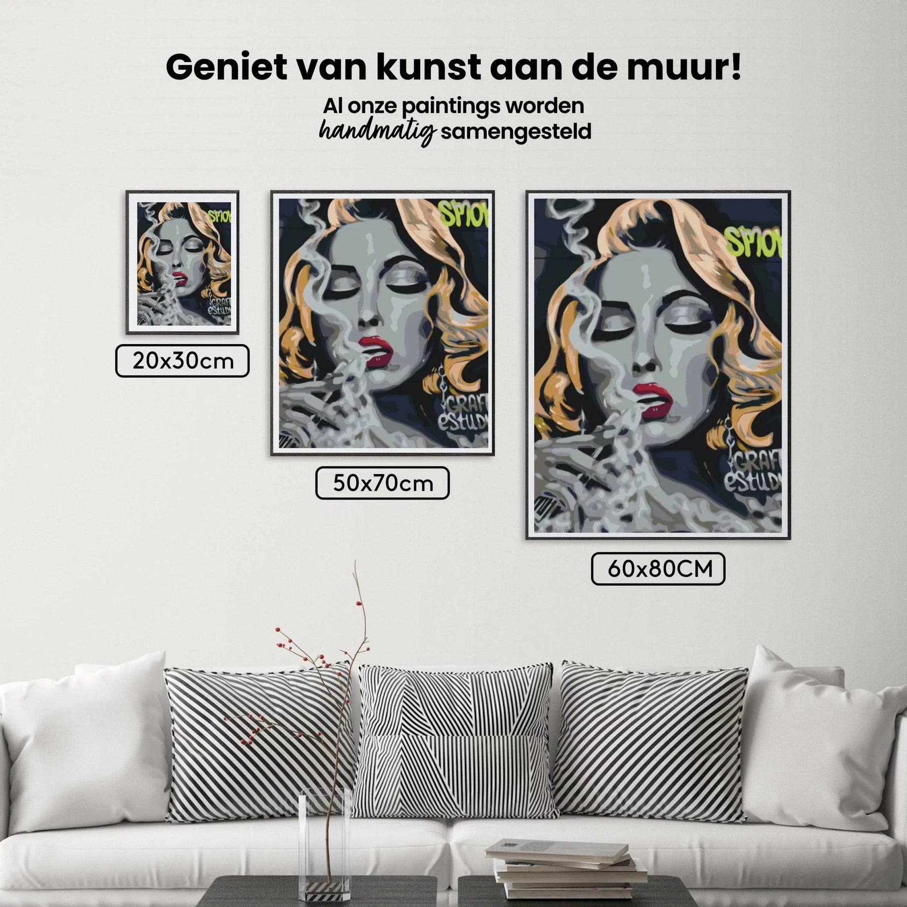 Diamond Painting - Vrouw met een sigaret - SEOS Shop ®