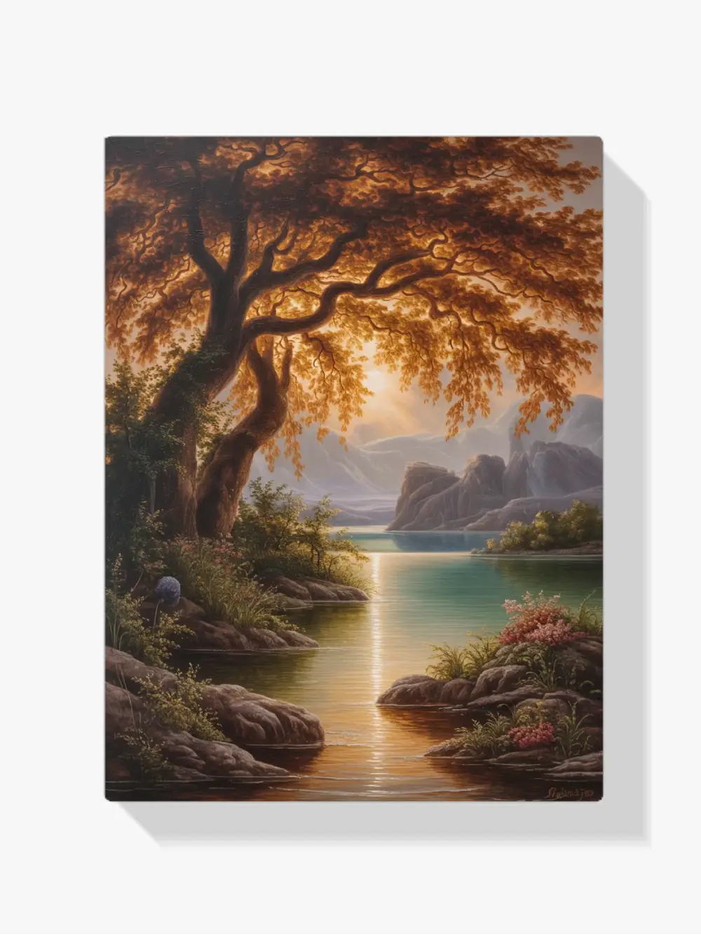 Diamond Painting - Amberkleurige gloed