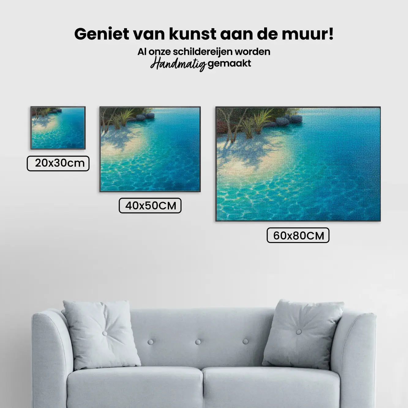 Diamond Painting - Blauwe Lagune