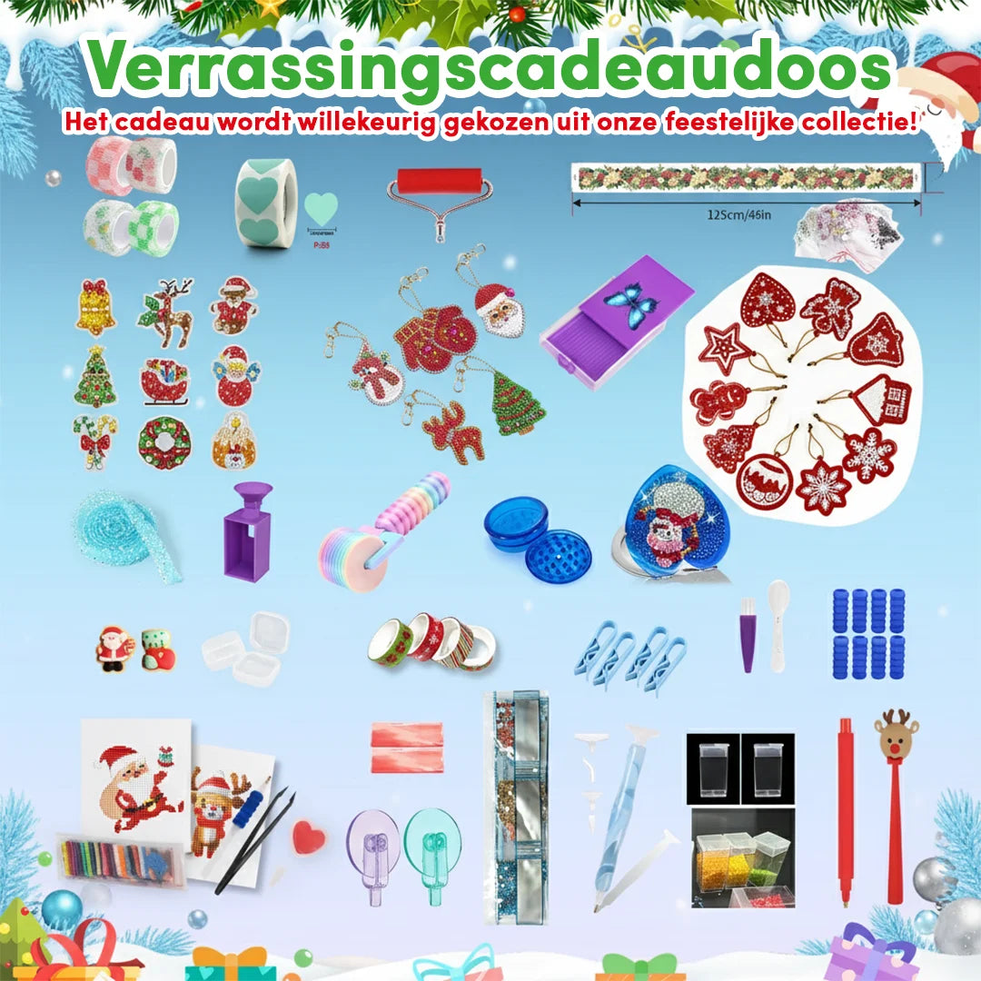 Premium Diamond Painting "Adventskalender 2026" - Beperkte oplage