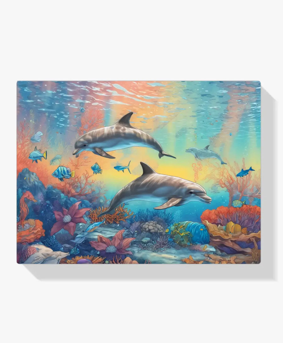 Diamond Painting - Regenboog dolfijnen - SEOS Shop ®