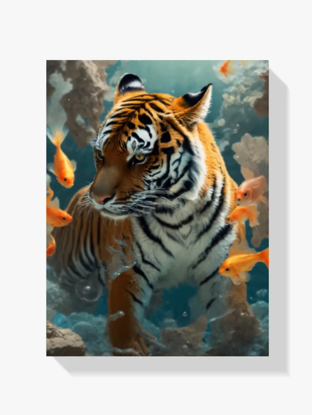 Diamond Painting - Tijger en Goudvis - SEOS Shop ®