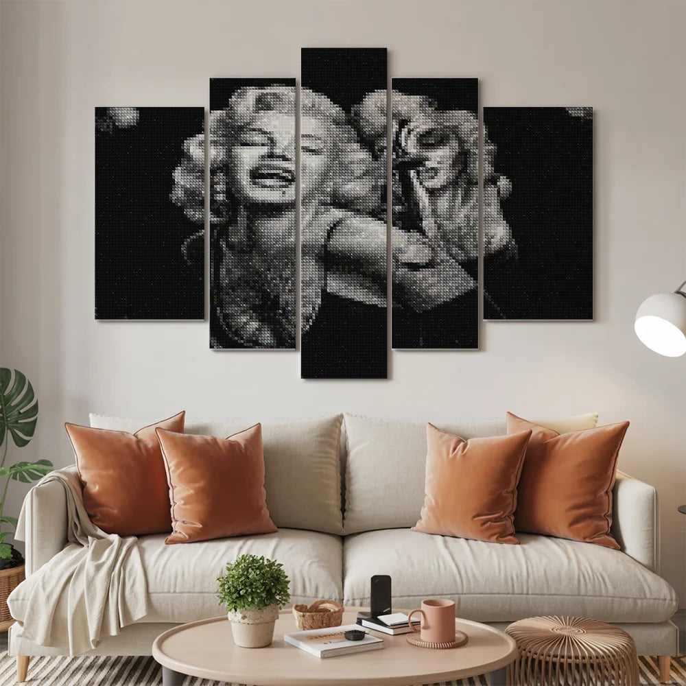 Diamond Painting Marilyn Monroe 5 luik - SEOS Shop ®