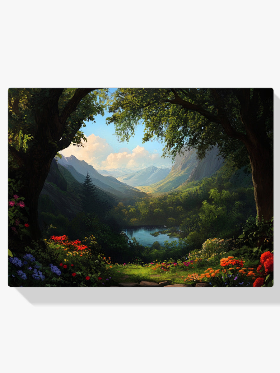 Diamond Painting - Betoverd bloemenbos