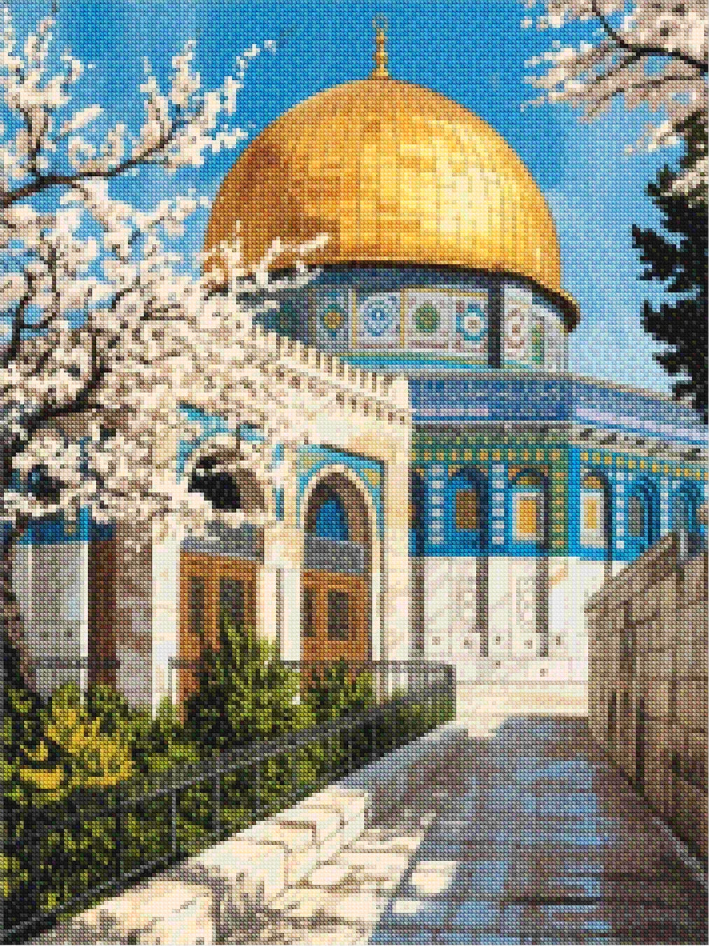 Diamond Painting - Bloesems van Al-Quds