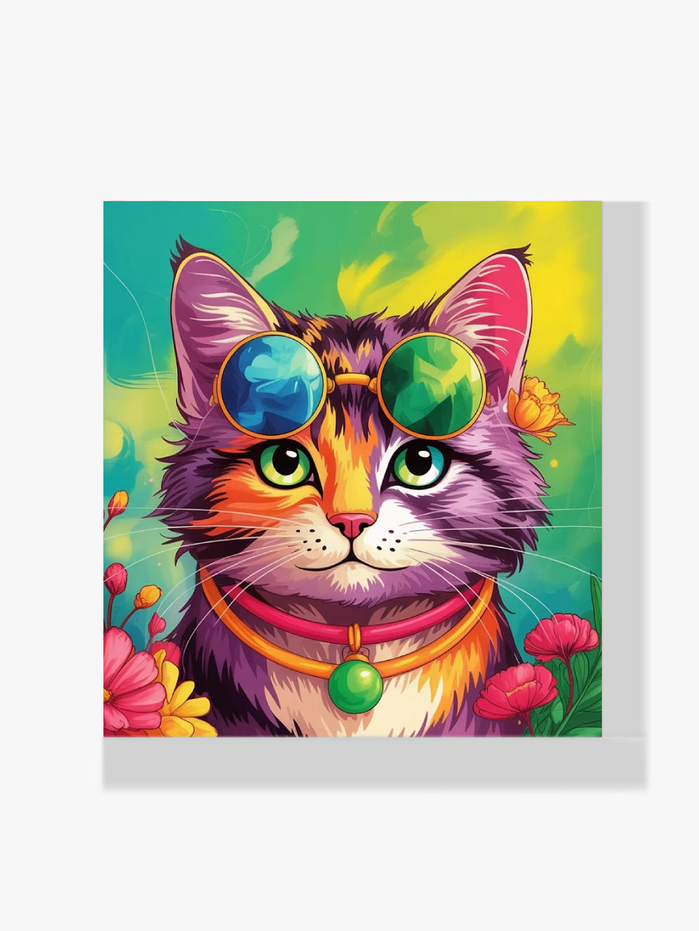 Mini Diamond Painting - Boho Katten