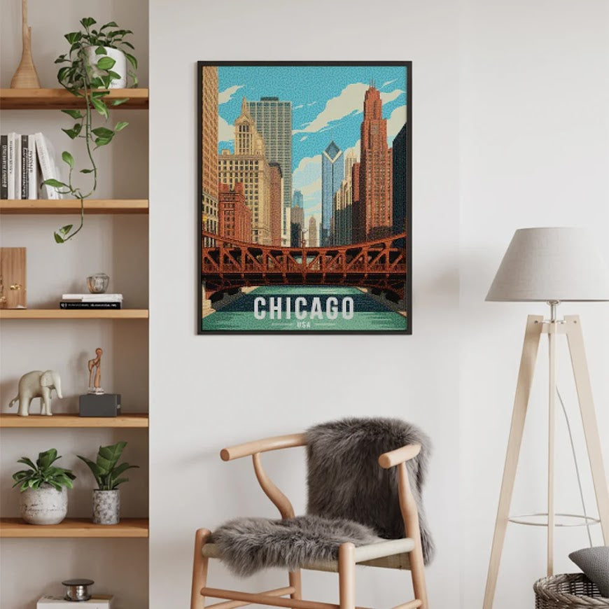 Diamond Painting - Chicago, USA_V2