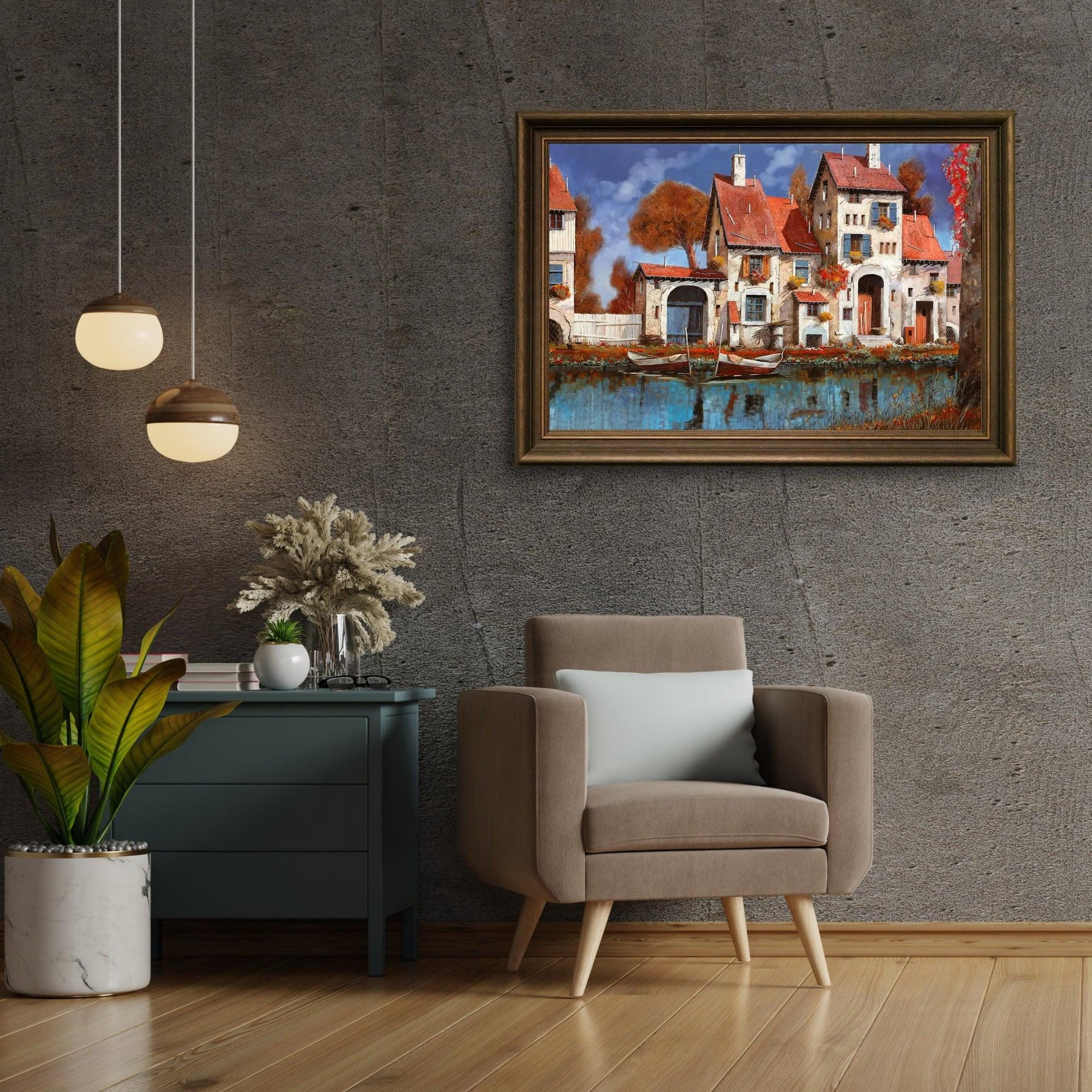 Diamond Painting - De Cascina aan het meer - SEOS Shop ®