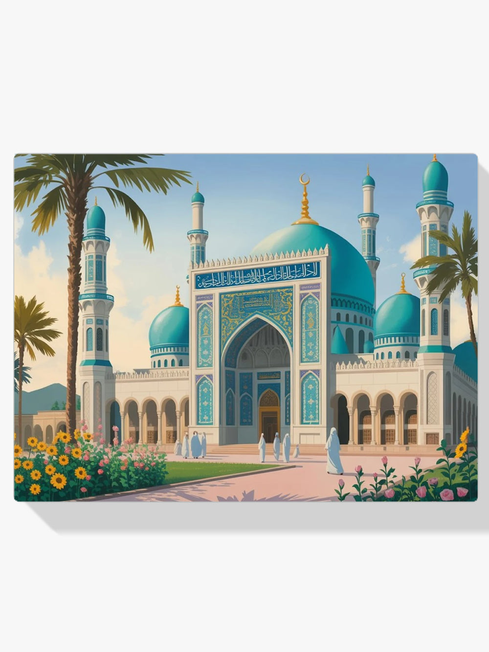Diamond Painting - De Sereniteit van de Tuinmoskee