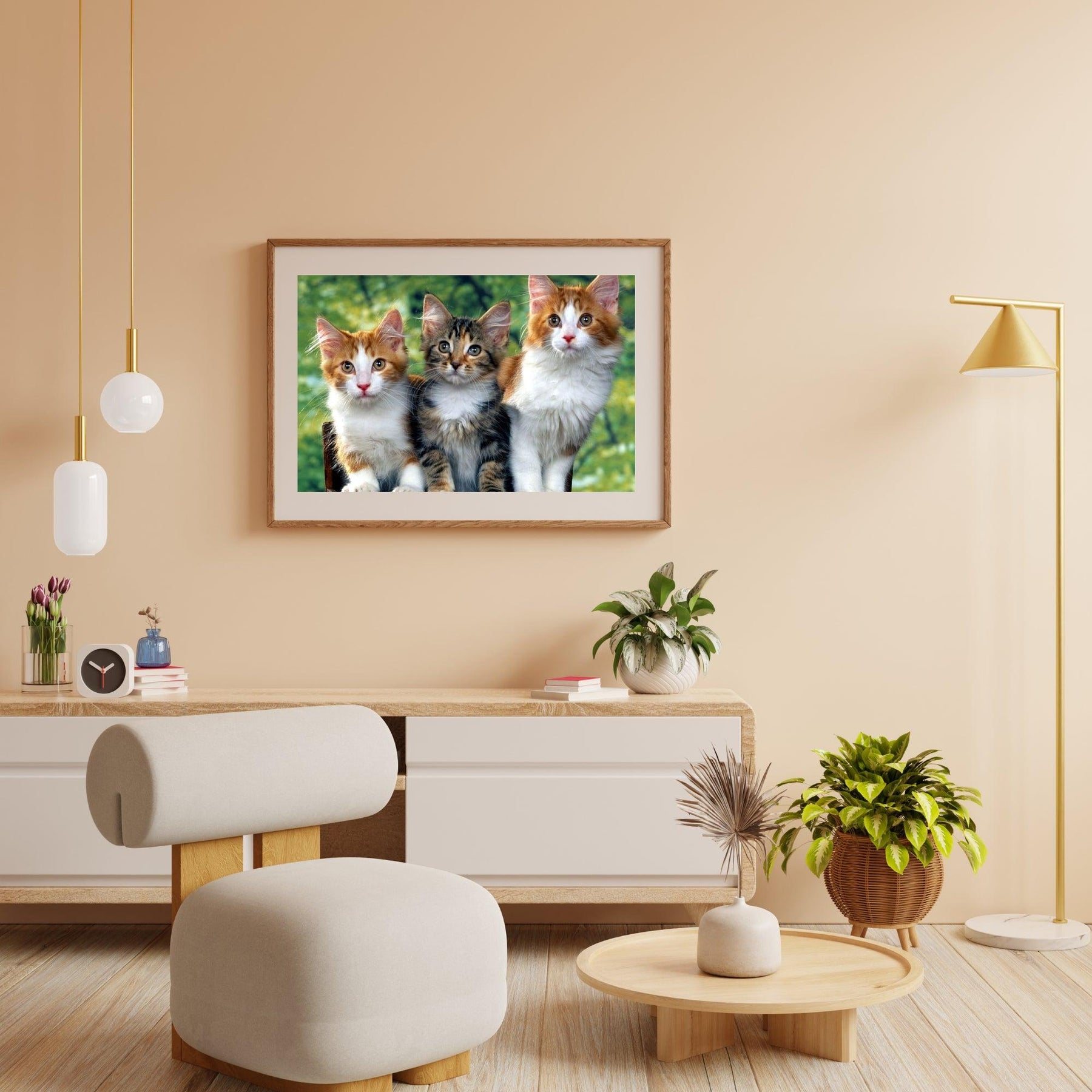 Diamond Painting - Drie katten - SEOS®