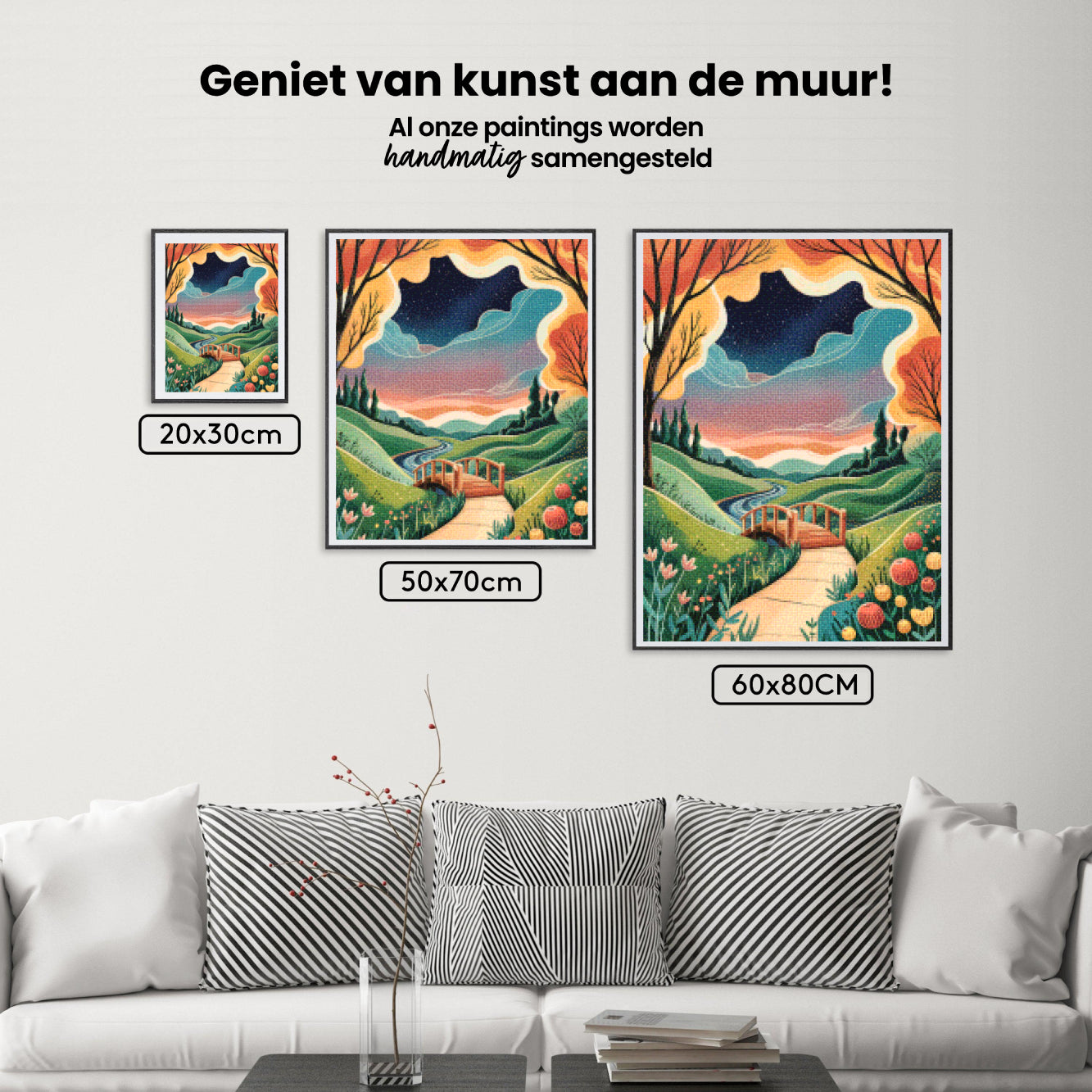 Diamond Painting - Droomlandschap Brug