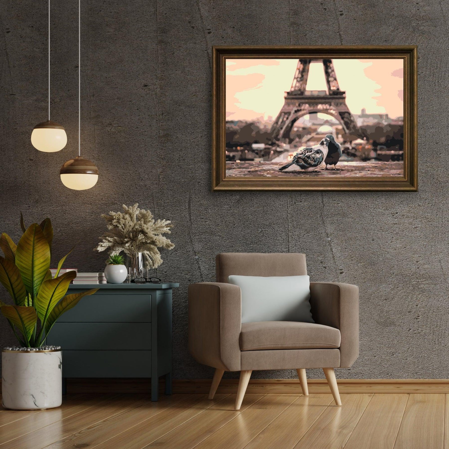 Diamond Painting - Duiven in Parijs - SEOS®