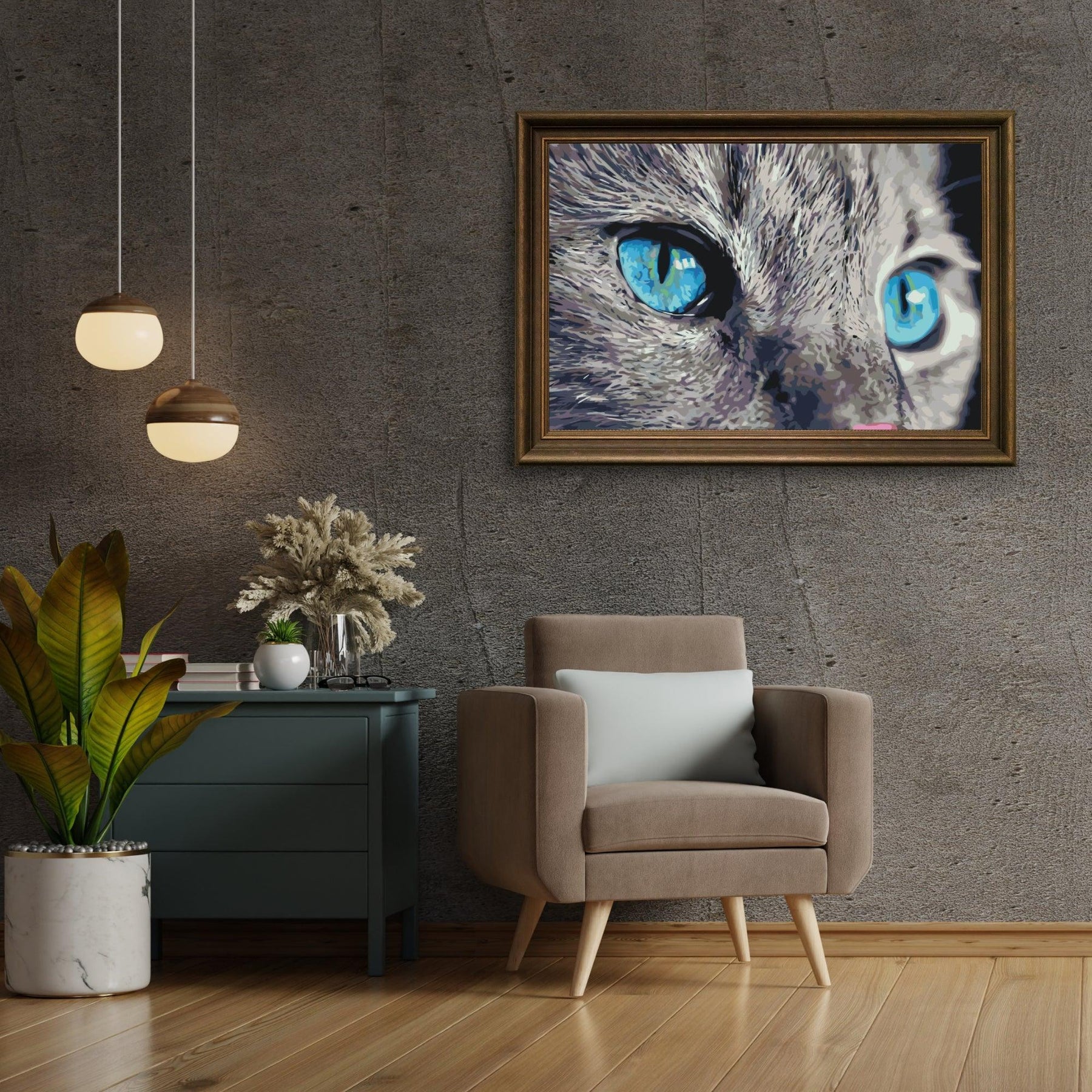 Diamond Painting - Een doordringende blik - SEOS®