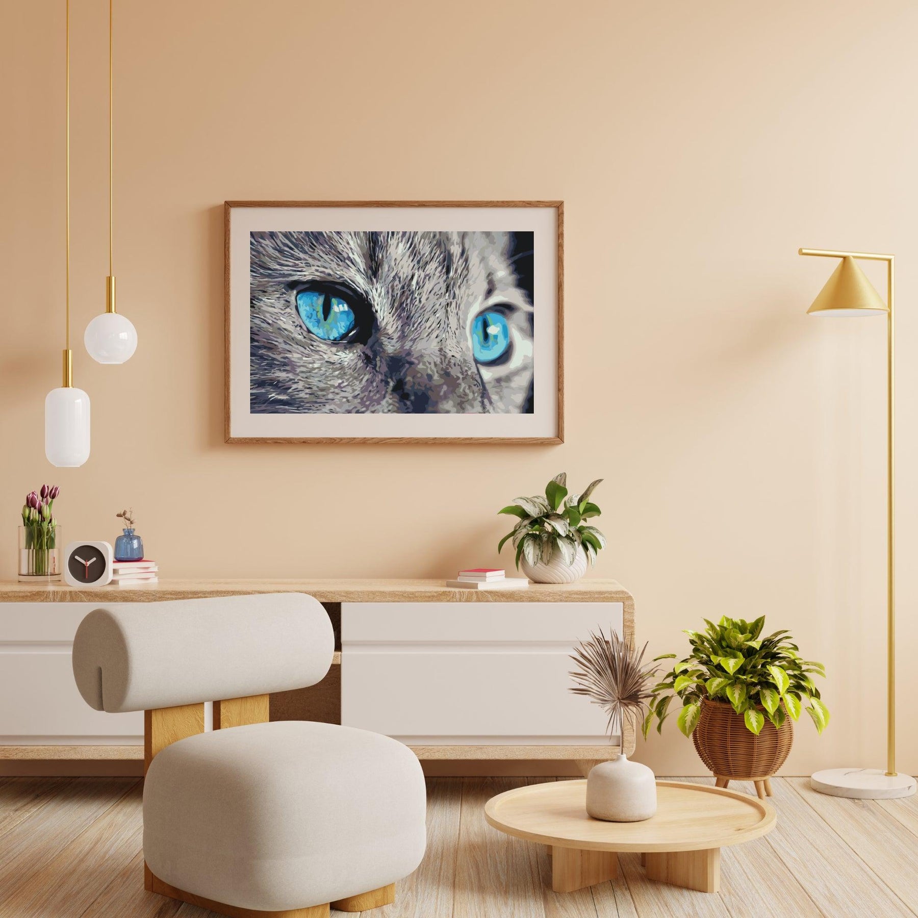 Diamond Painting - Een doordringende blik - SEOS®