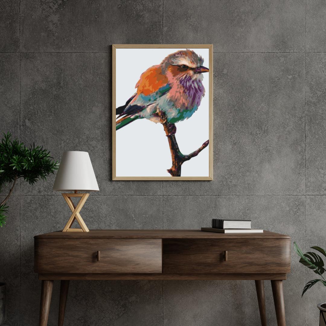 Diamond Painting - Een vogel op een tak - SEOS®