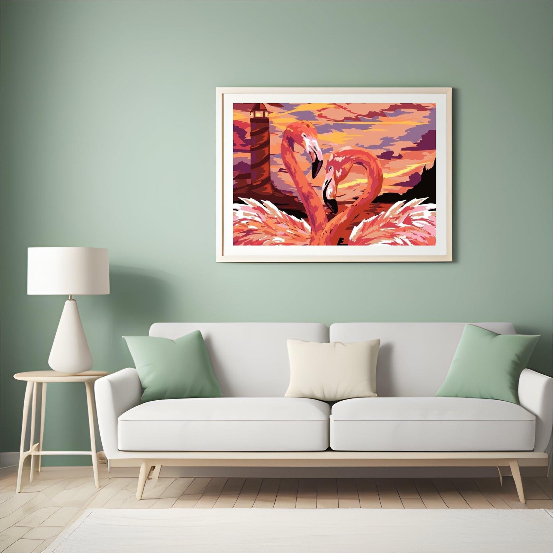 Diamond Painting - Flamingo Liebespaar - SEOS®
