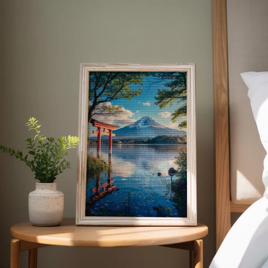 Diamond Painting - Fluisteringen van de berg Fuji