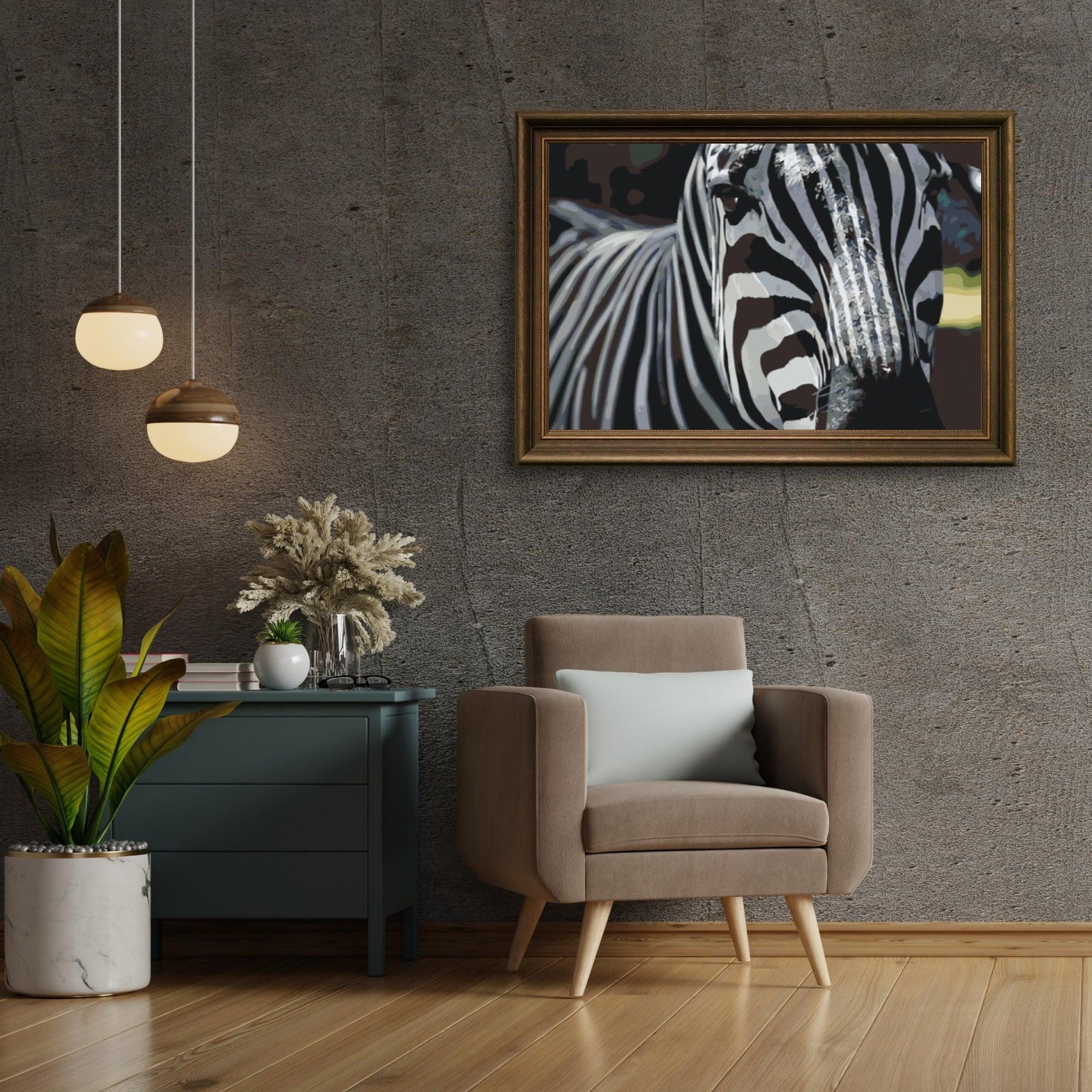 Diamond Painting - Focus op zebra - SEOS®