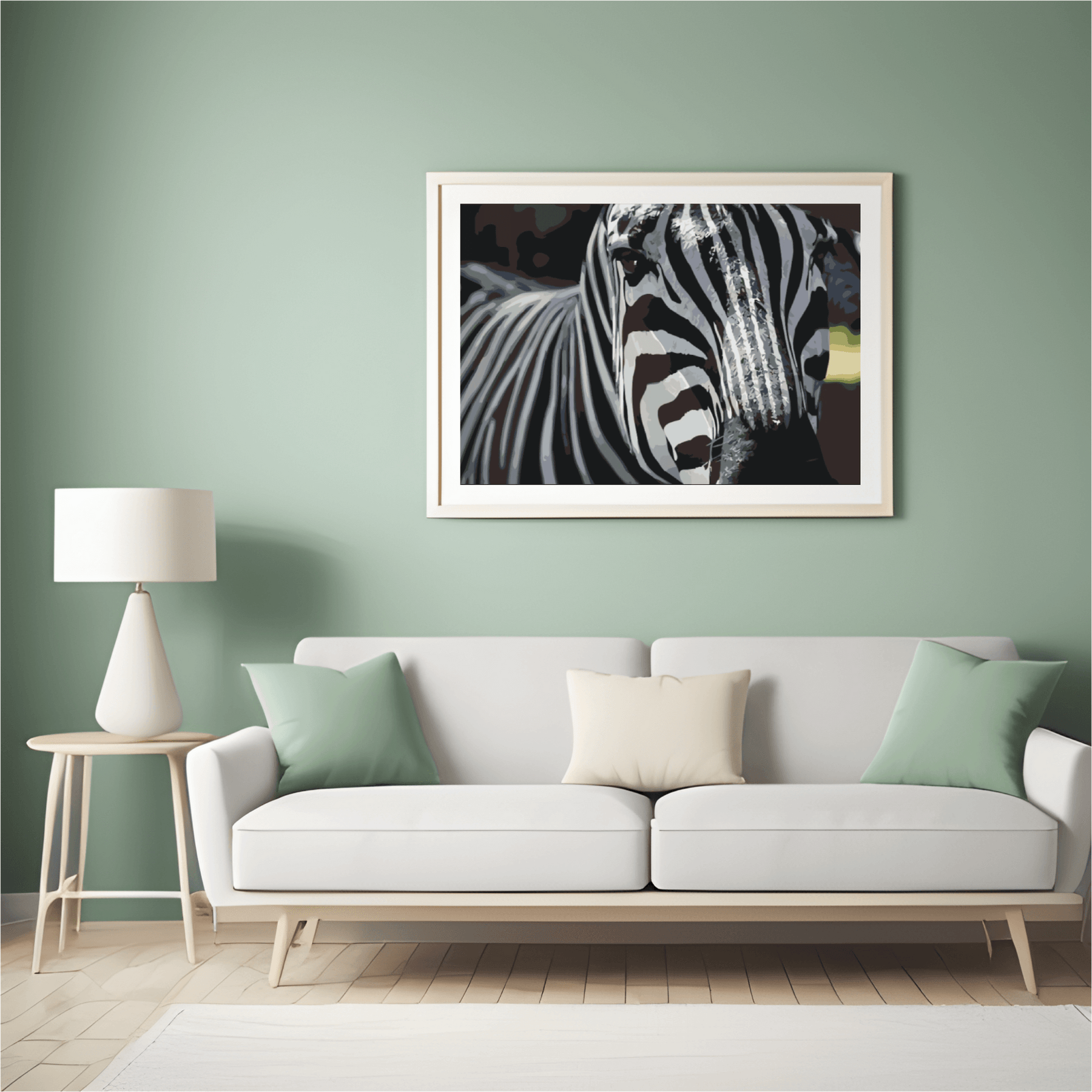 Diamond Painting - Focus op zebra - SEOS®