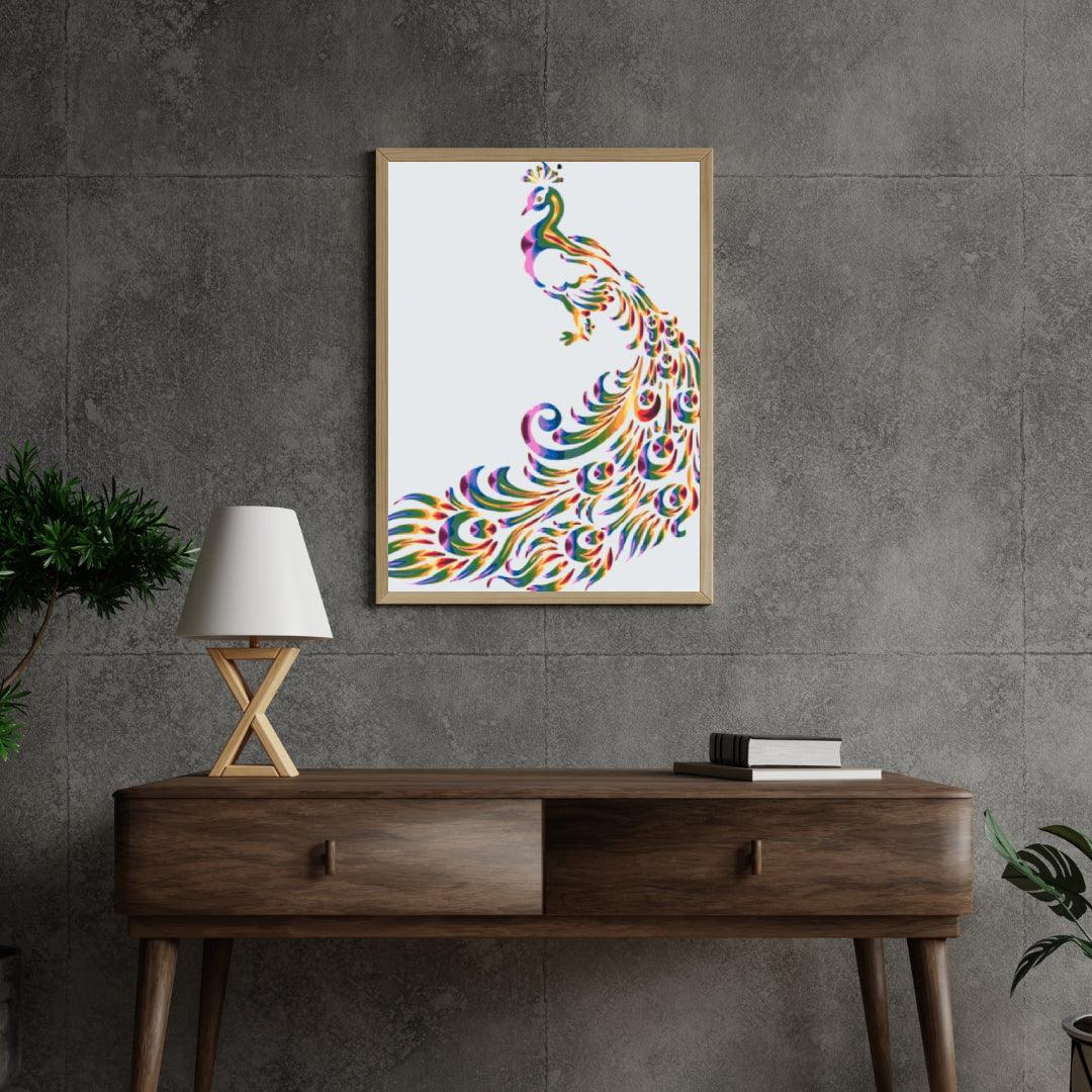 Diamond Painting - Gekleurde pauw 2 - SEOS®