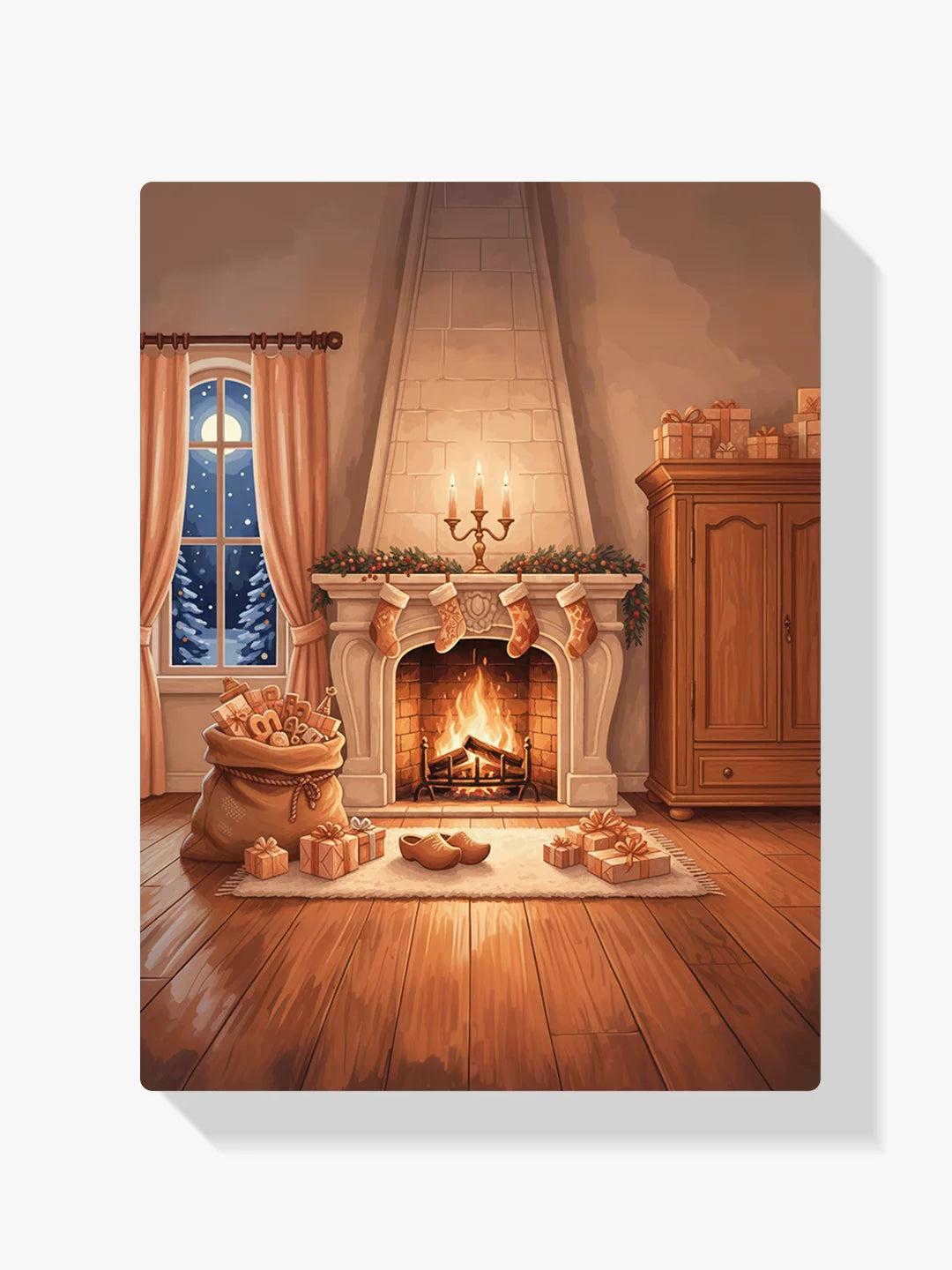 Diamond Painting - Gezellige Nederlandse woonkamer