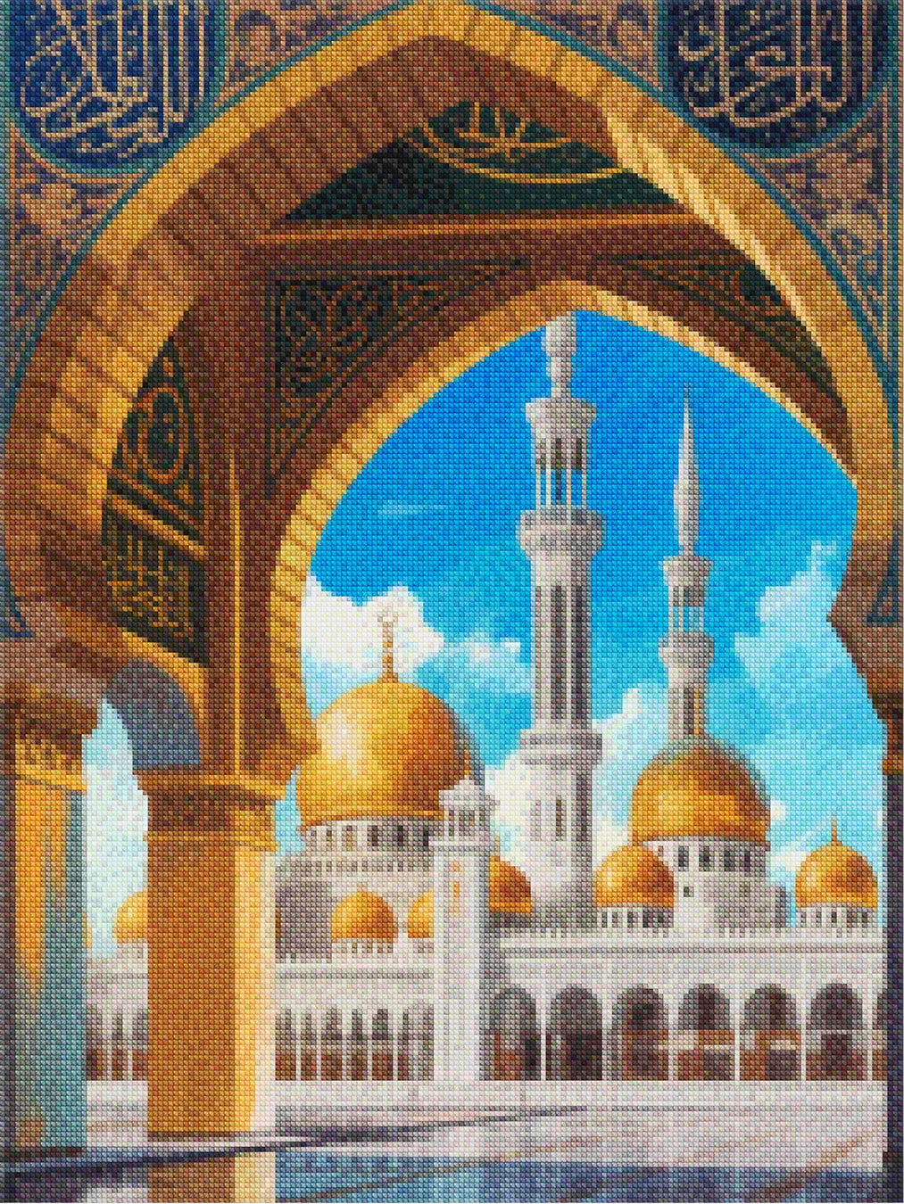 Diamond Painting - Gouden Bogen van Zayed