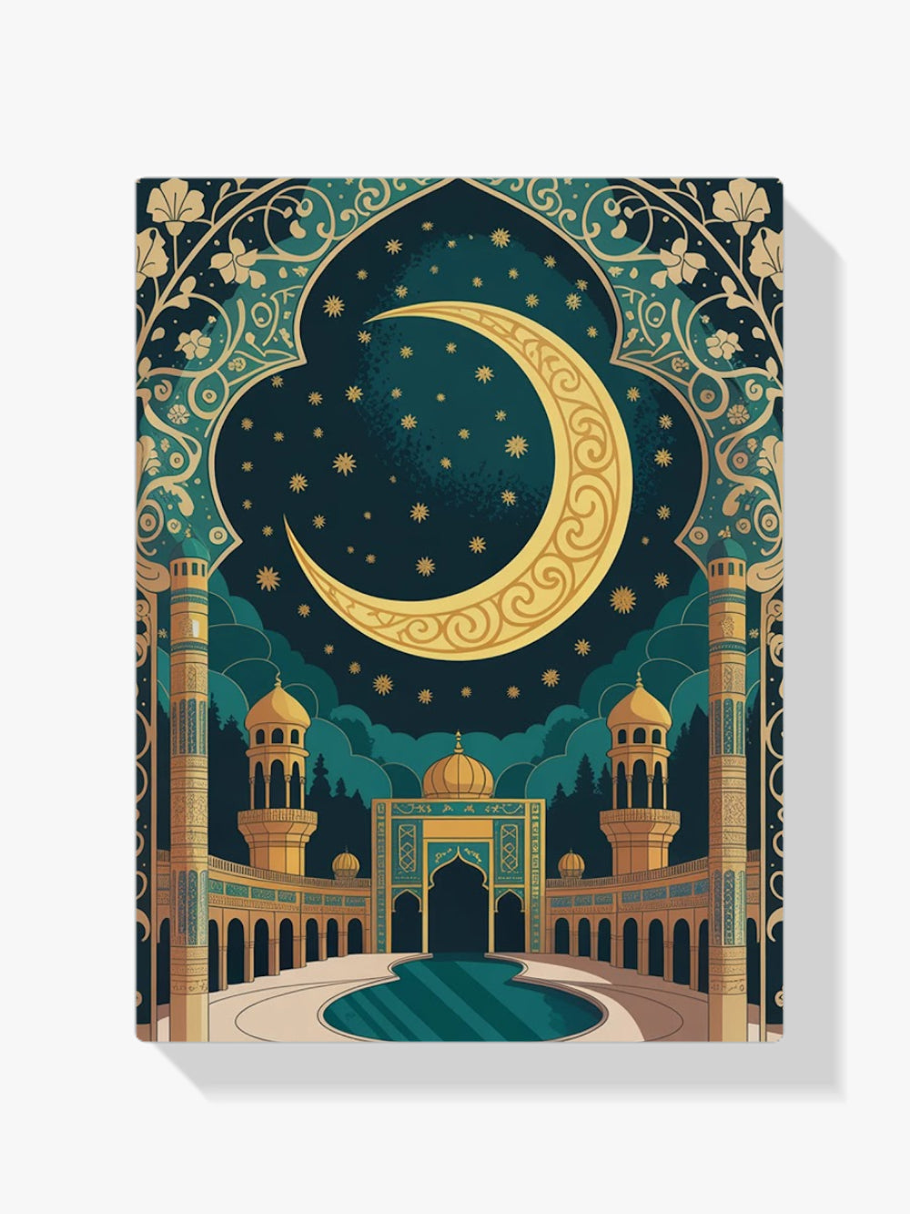 Diamond Painting - Gouden Halvemaanboog