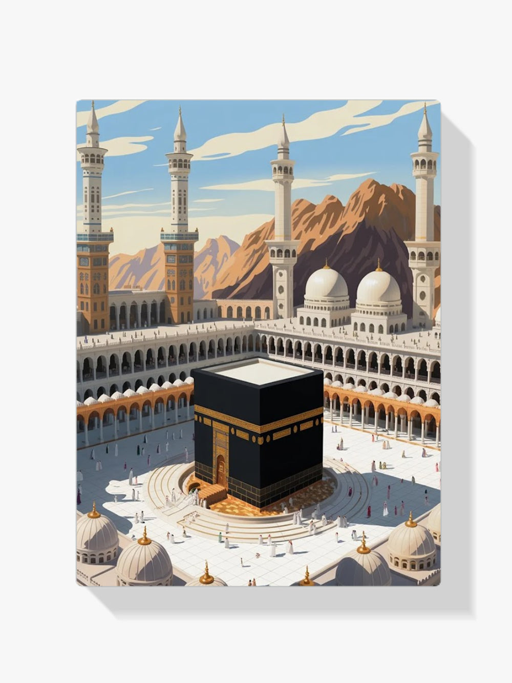 Diamond Painting - Gouden Licht Kaaba
