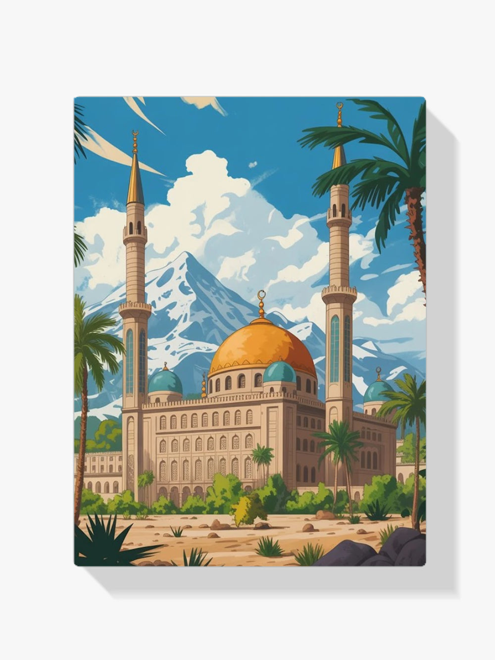 Diamond Painting - Gouden Oase Moskee