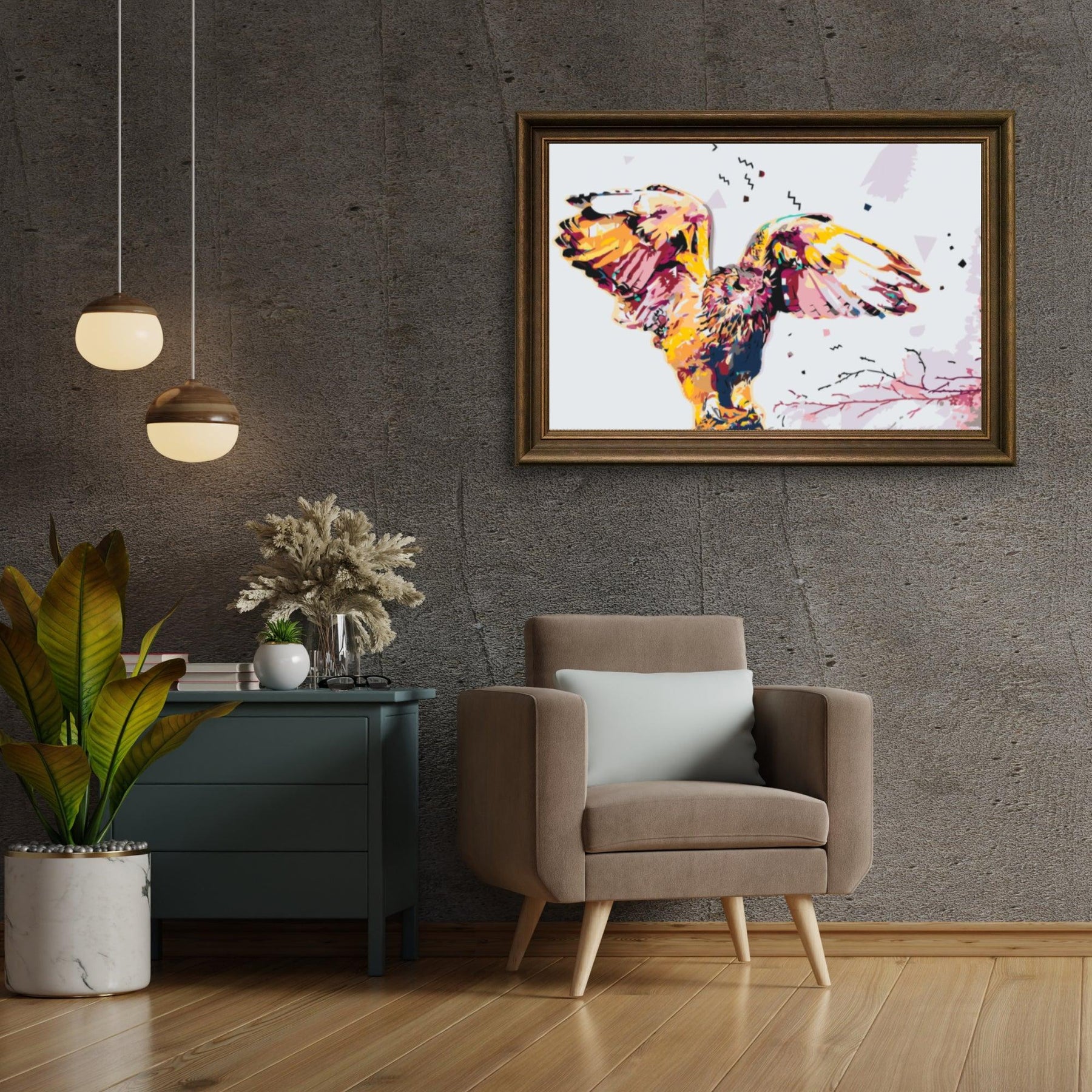 Diamond Painting - Gouden Sneeuwuil - SEOS®