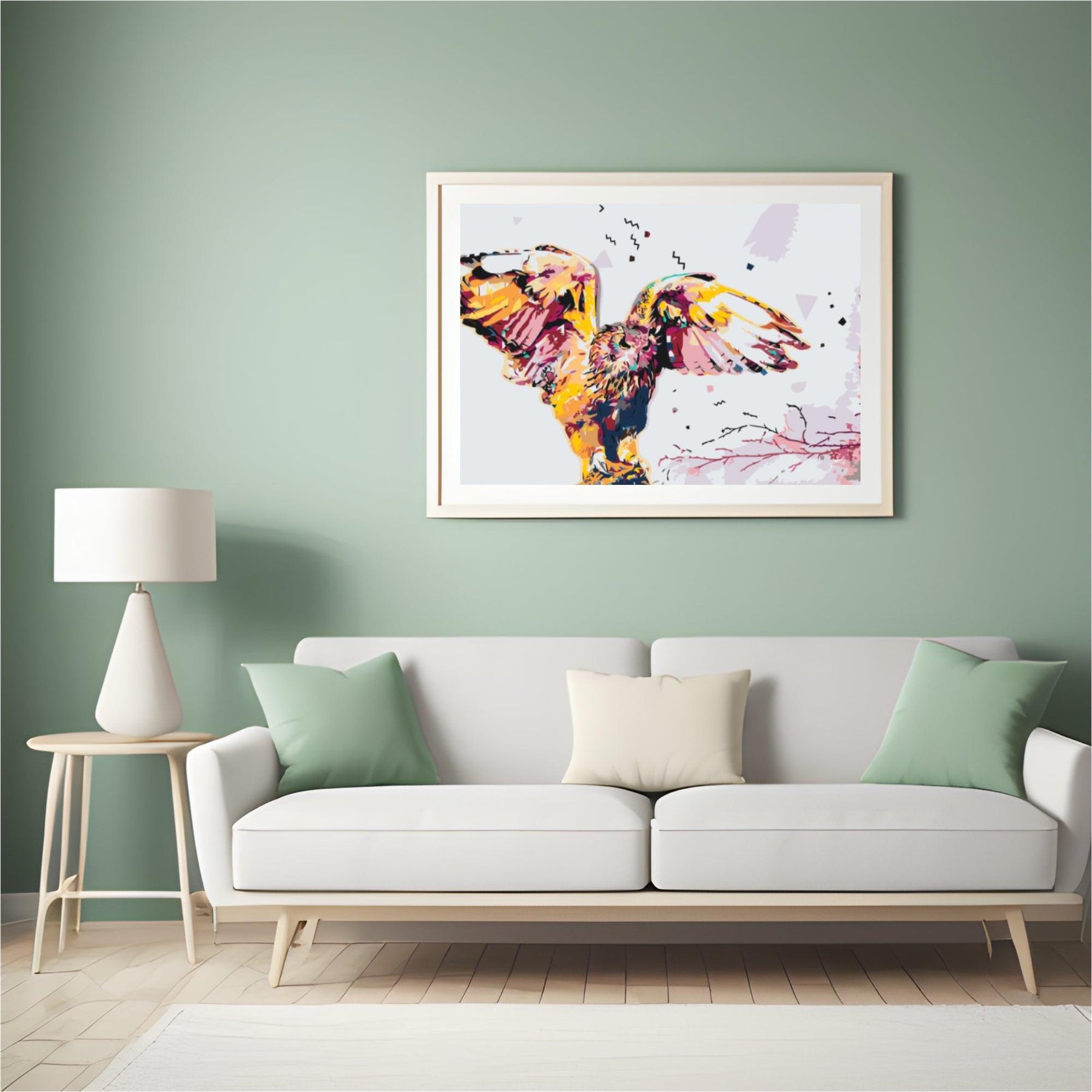 Diamond Painting - Gouden Sneeuwuil - SEOS®