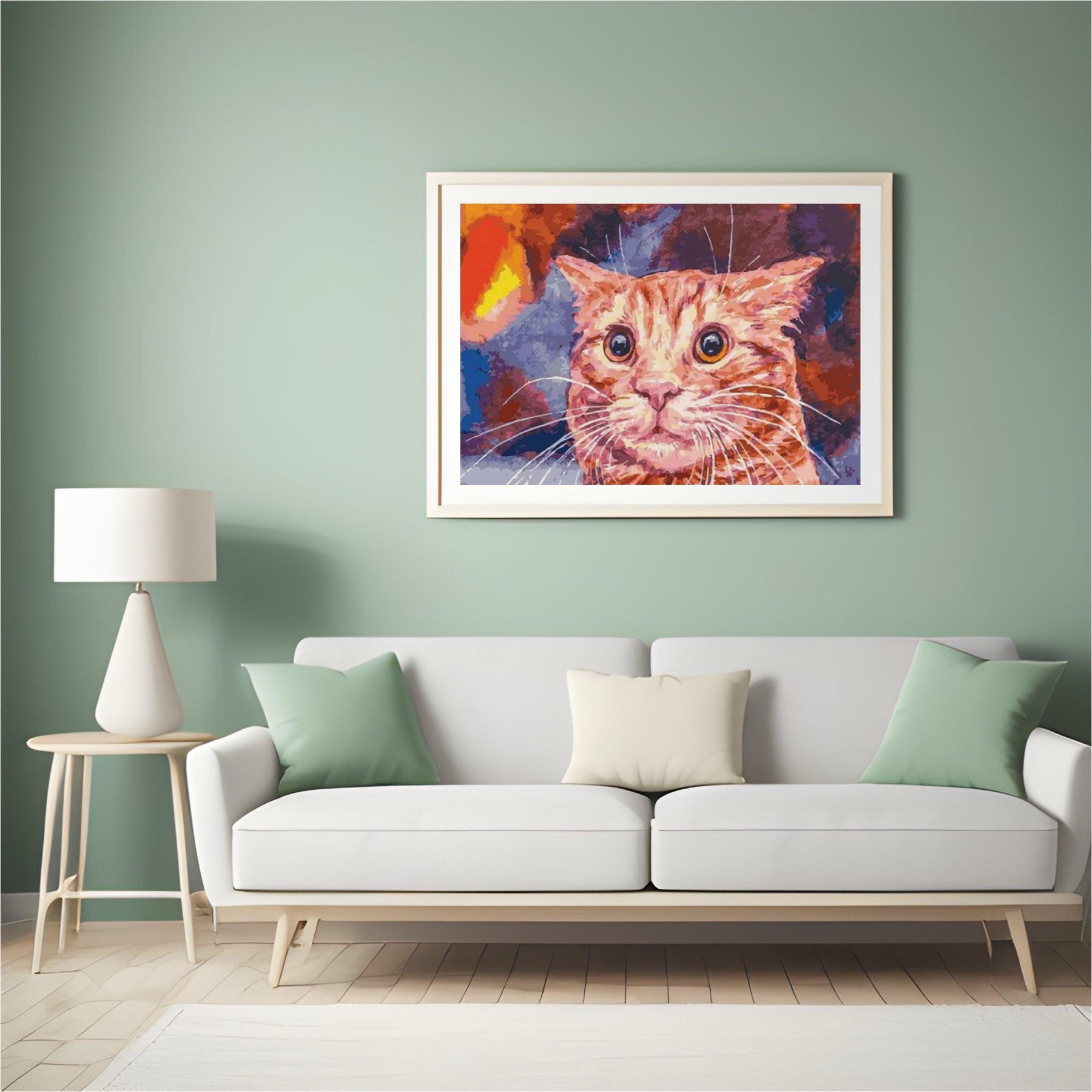 Diamond Painting - Grappige Kat - SEOS®