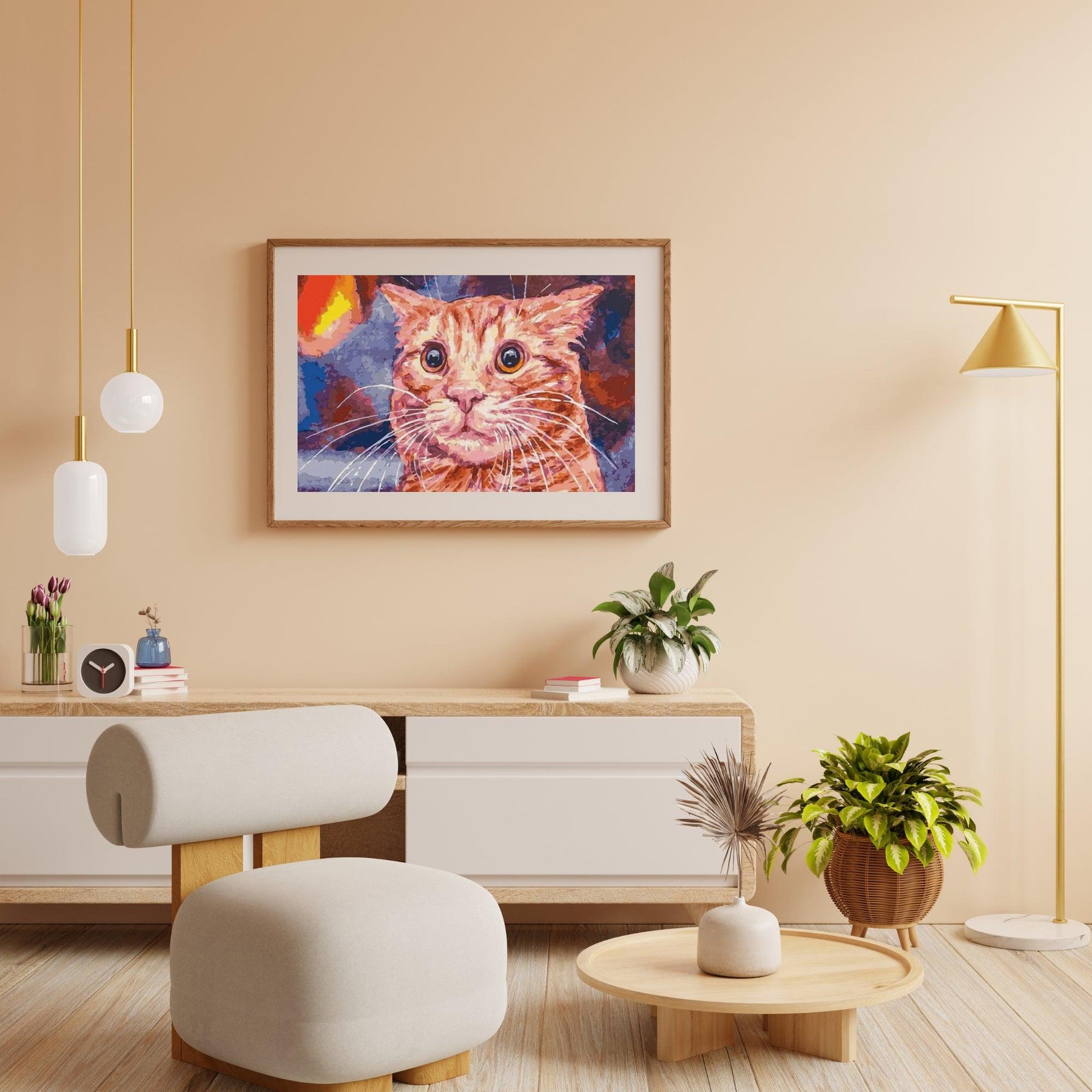 Diamond Painting - Grappige Kat - SEOS®